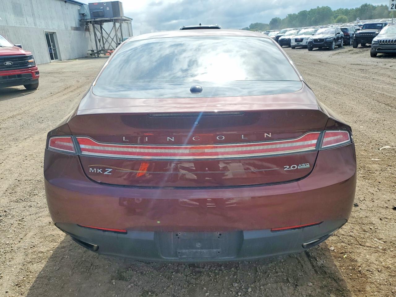 2015 Lincoln Mkz Бордовый vin: 3LN6L2J94FR604388
