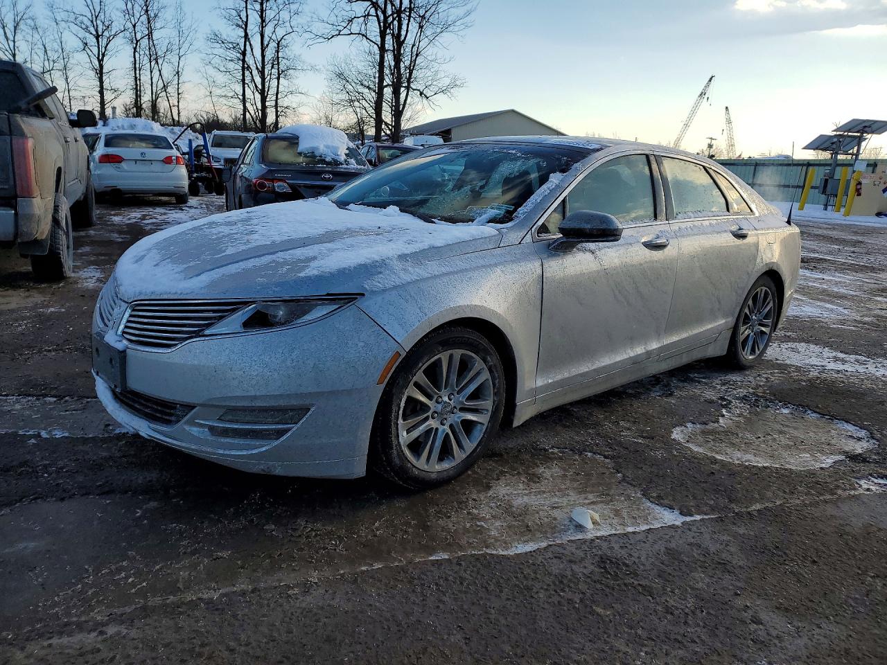 2013 Lincoln Mkz Silver vin: 3LN6L2J95DR817296
