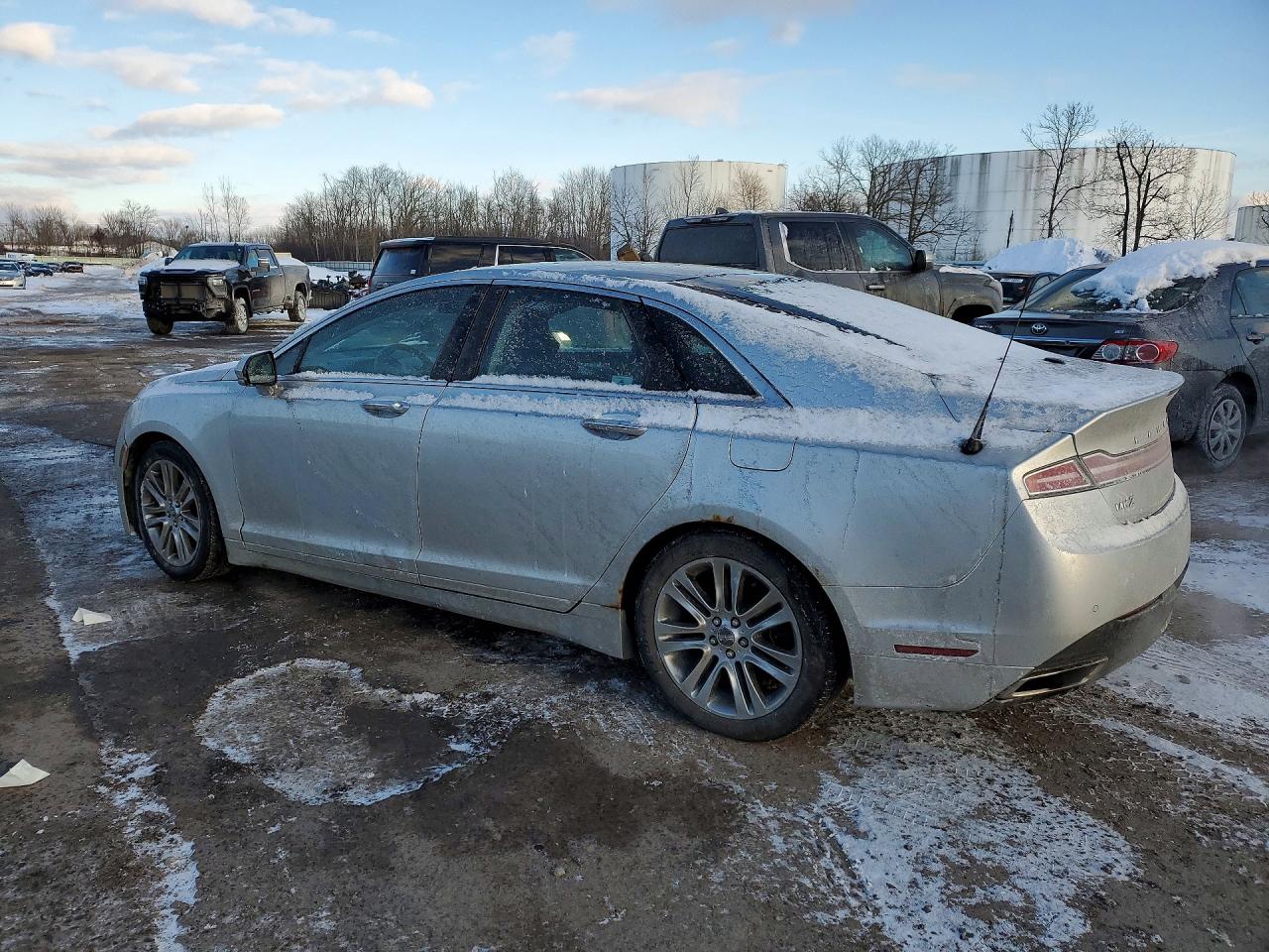 2013 Lincoln Mkz Silver vin: 3LN6L2J95DR817296