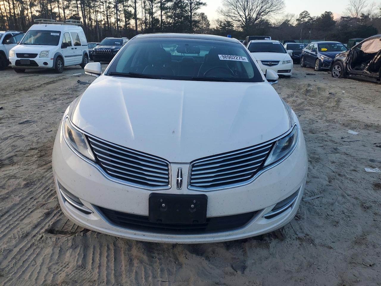 2015 Lincoln Mkz Белый vin: 3LN6L2J95FR618297
