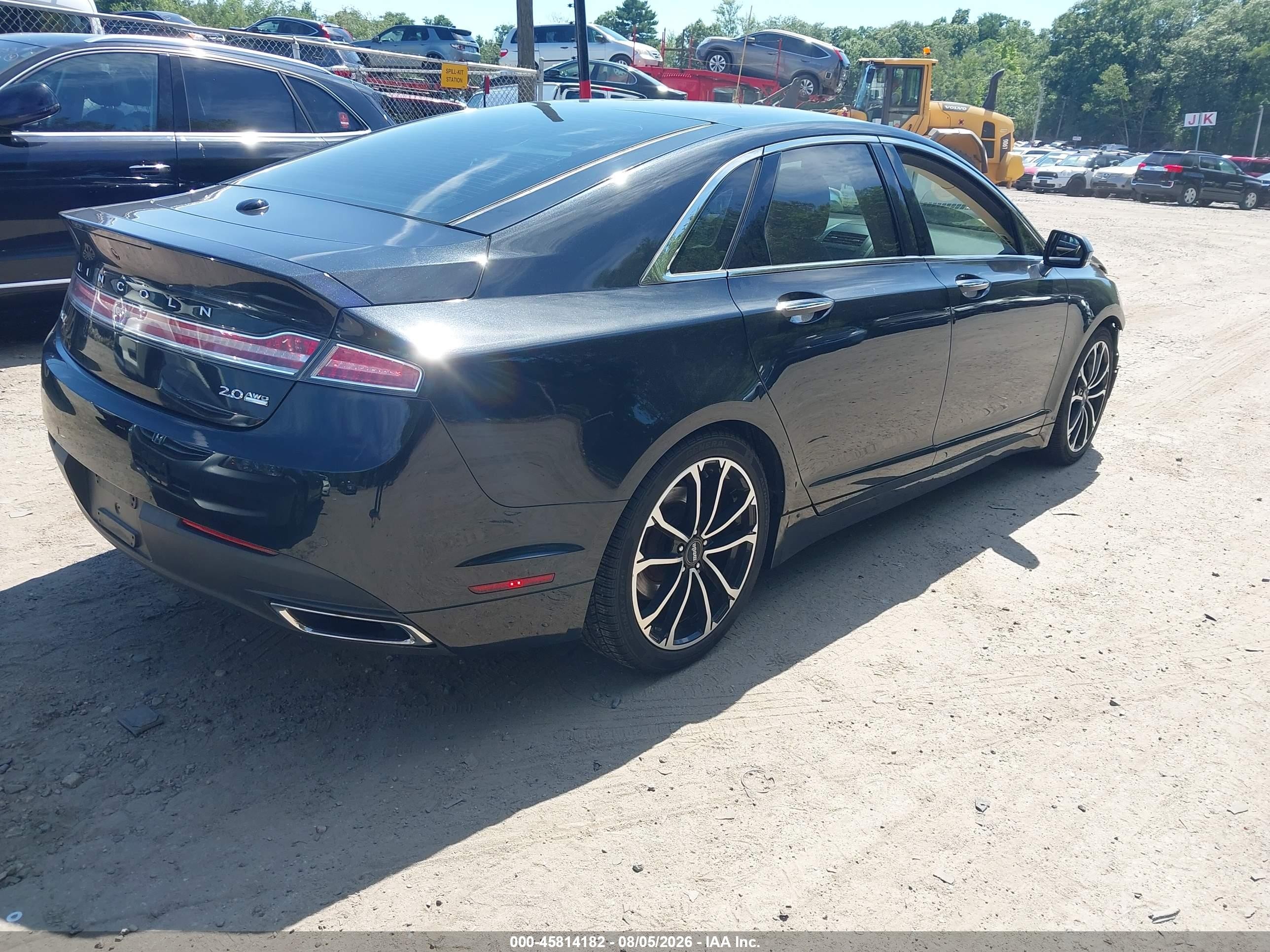 2015 Lincoln Mkz   Черный vin: 3LN6L2J95FR625248