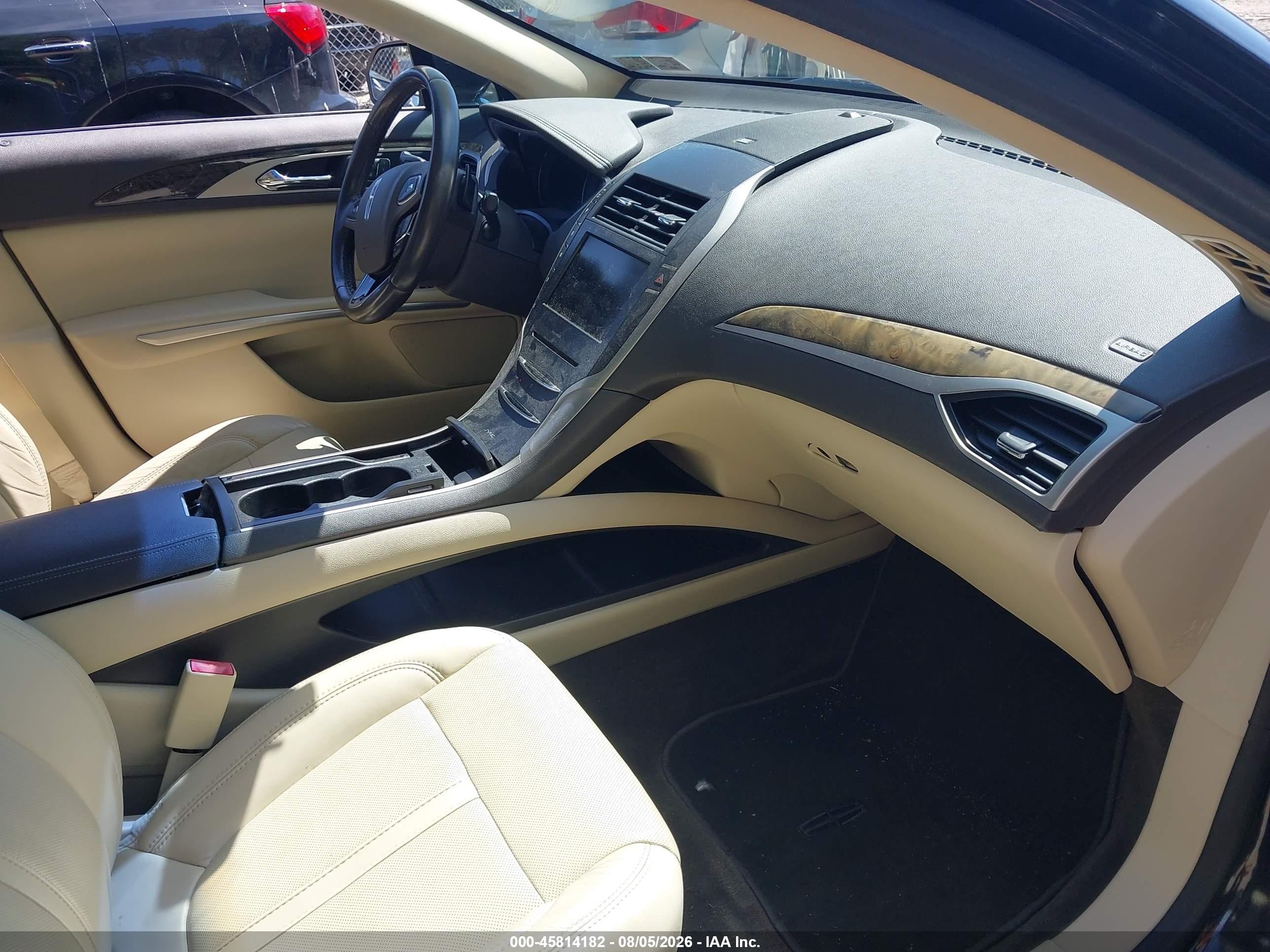 2015 Lincoln Mkz   Черный vin: 3LN6L2J95FR625248