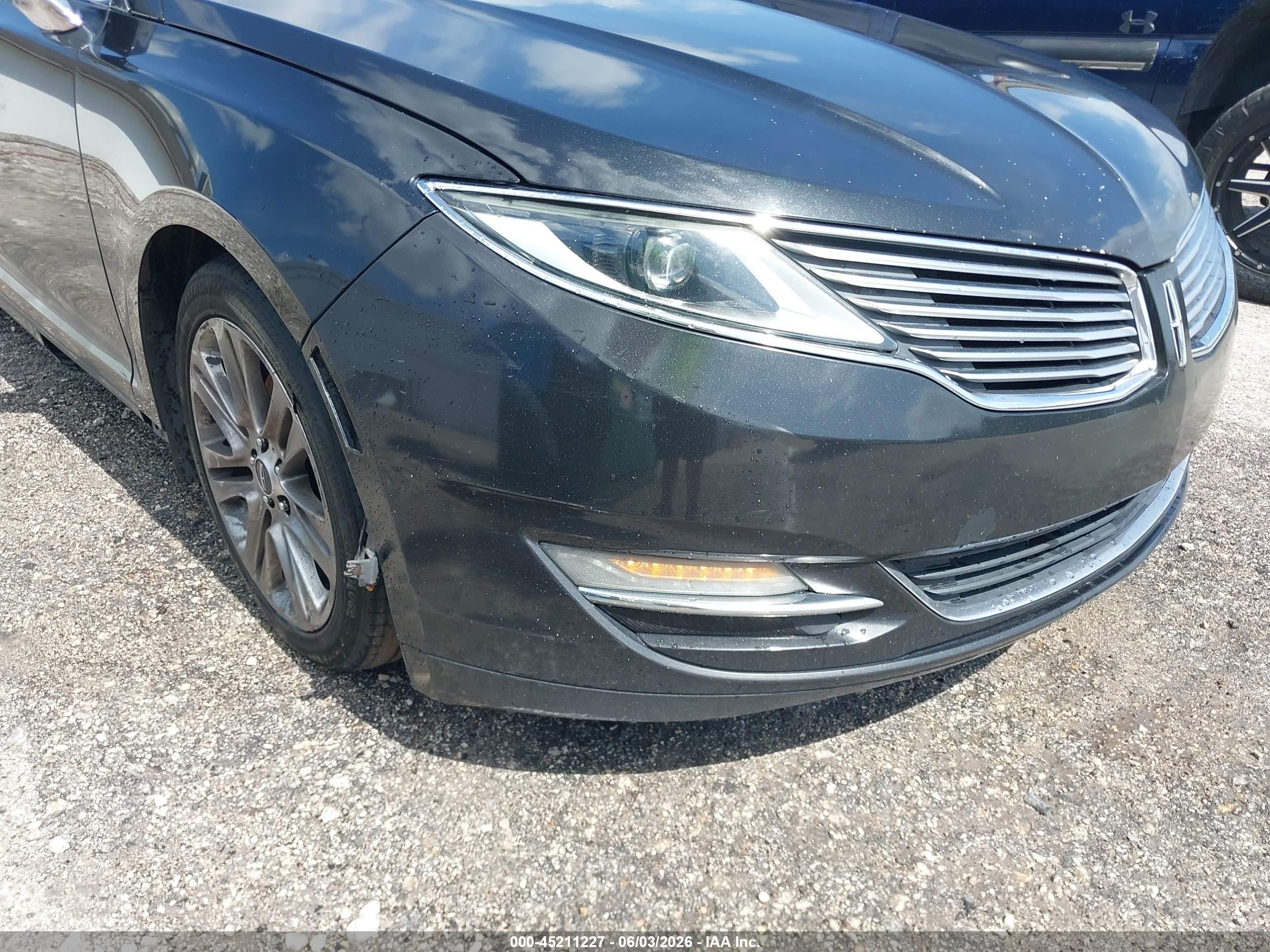 2013 Lincoln Mkz   Black vin: 3LN6L2J96DR803665