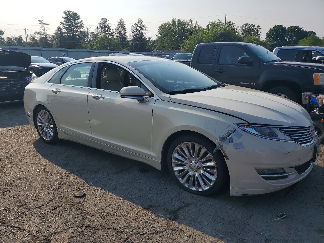 2014 Lincoln Mkz Beige vin: 3LN6L2J96ER821357