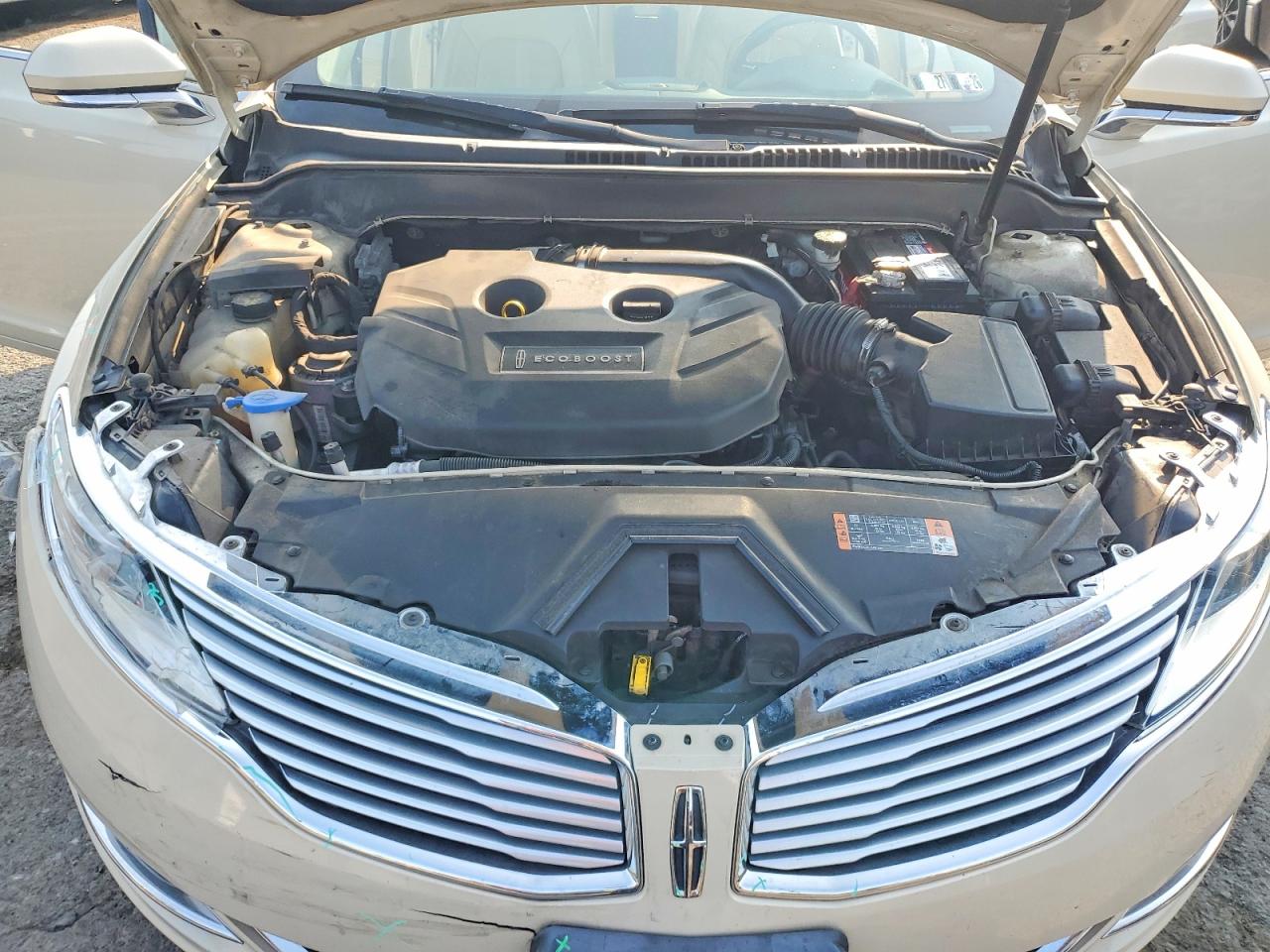 2014 Lincoln Mkz Beige vin: 3LN6L2J96ER821357