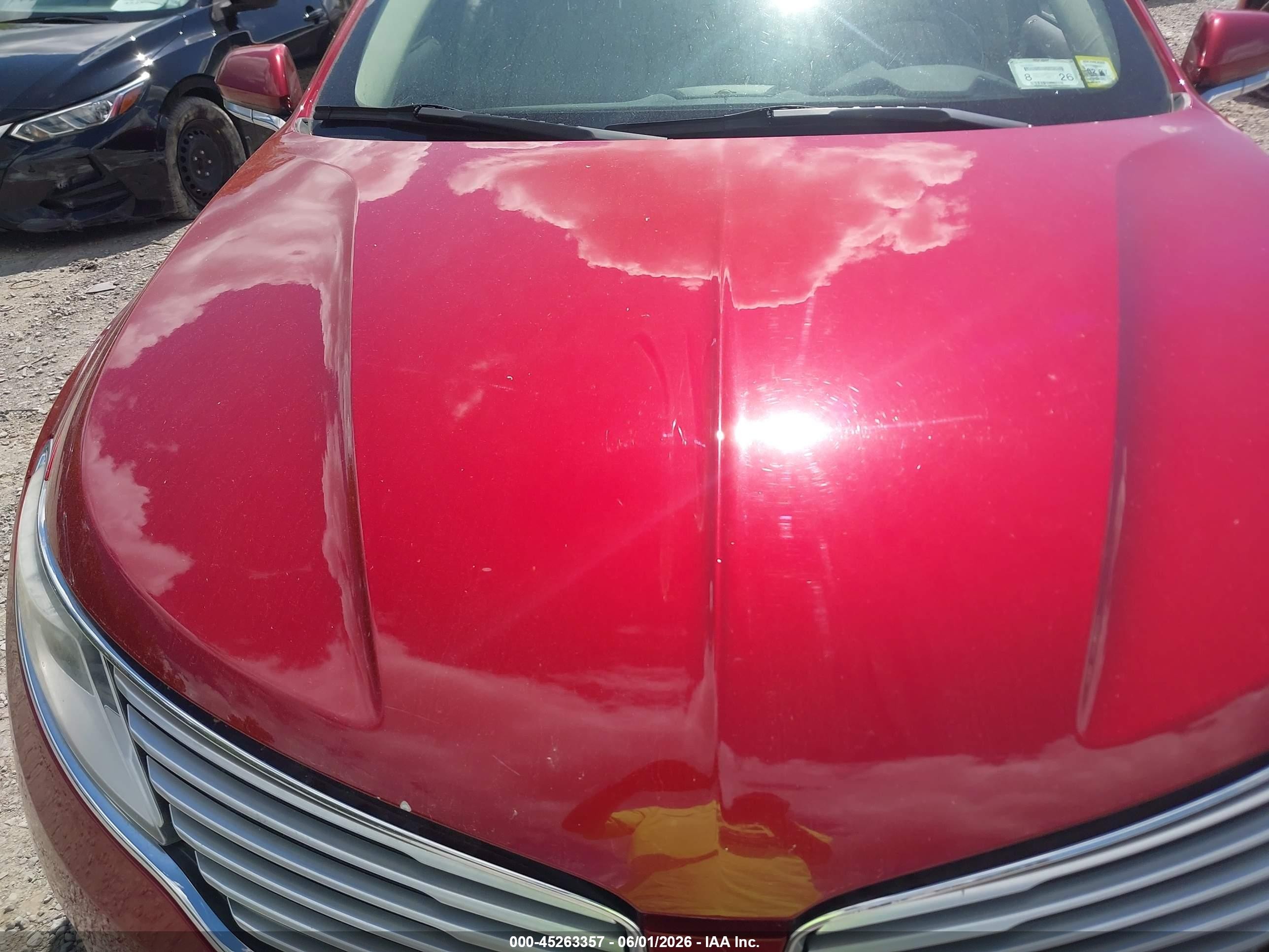 2014 Lincoln Mkz   Red vin: 3LN6L2J96ER829085