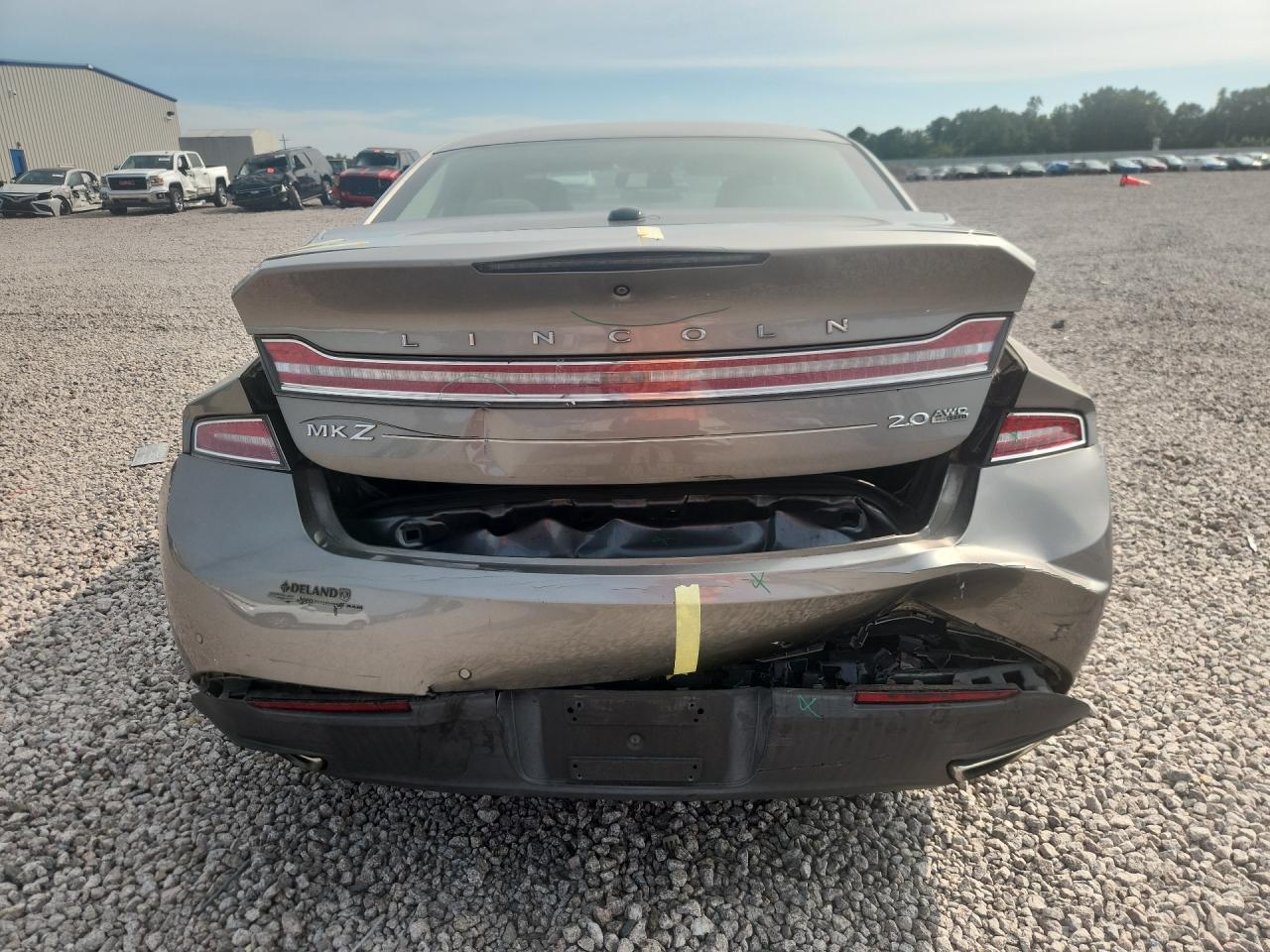 2015 Lincoln Mkz Gray vin: 3LN6L2J96FR623895