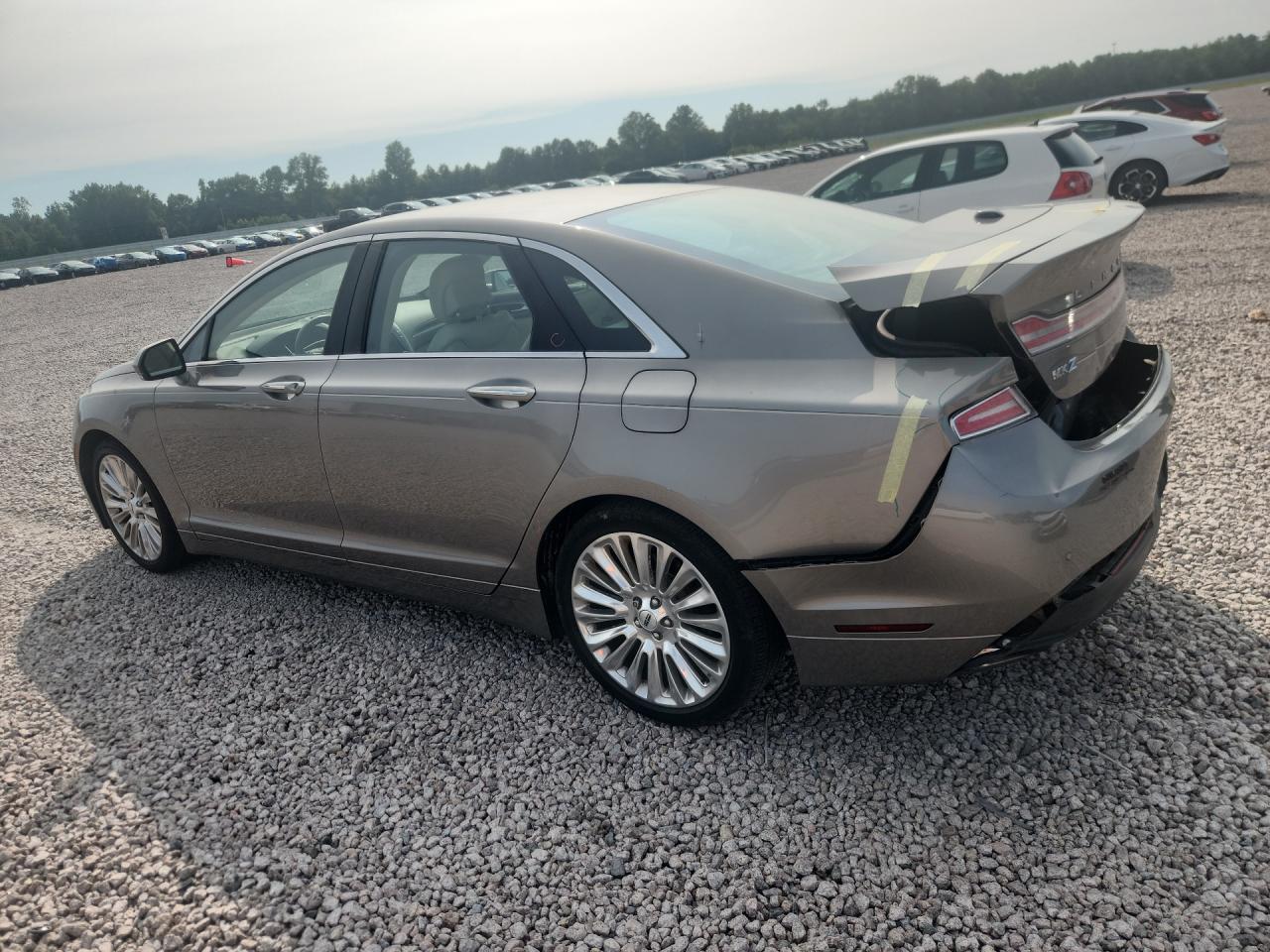 2015 Lincoln Mkz Gray vin: 3LN6L2J96FR623895