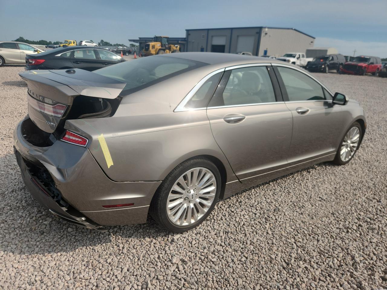 2015 Lincoln Mkz Gray vin: 3LN6L2J96FR623895