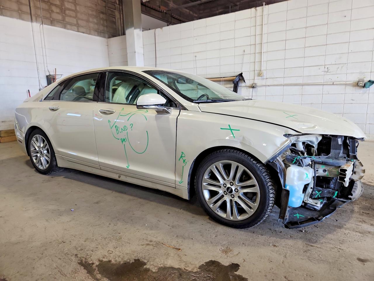 2016 Lincoln Mkz Tan vin: 3LN6L2J96GR627284