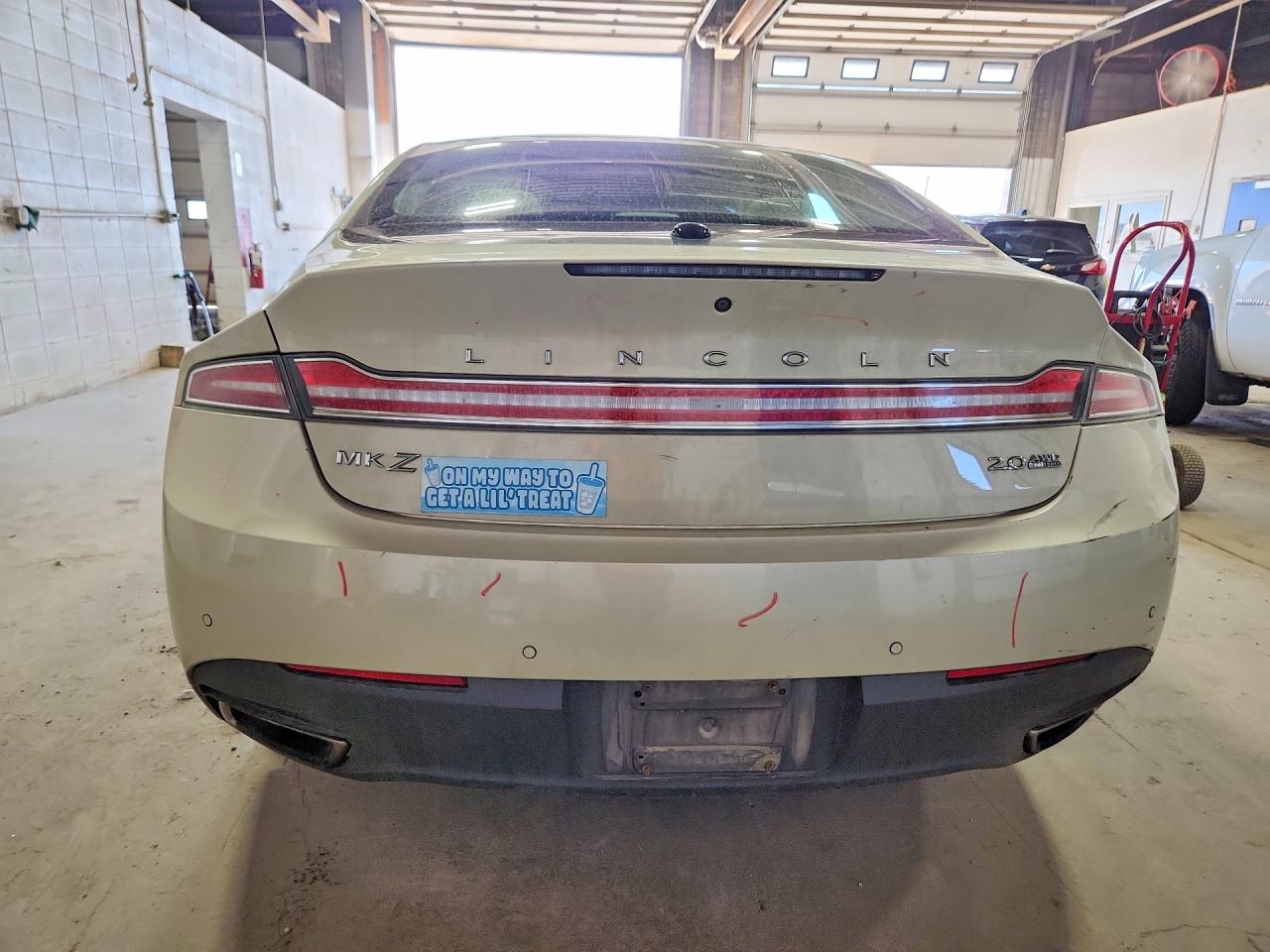 2016 Lincoln Mkz Tan vin: 3LN6L2J96GR627284