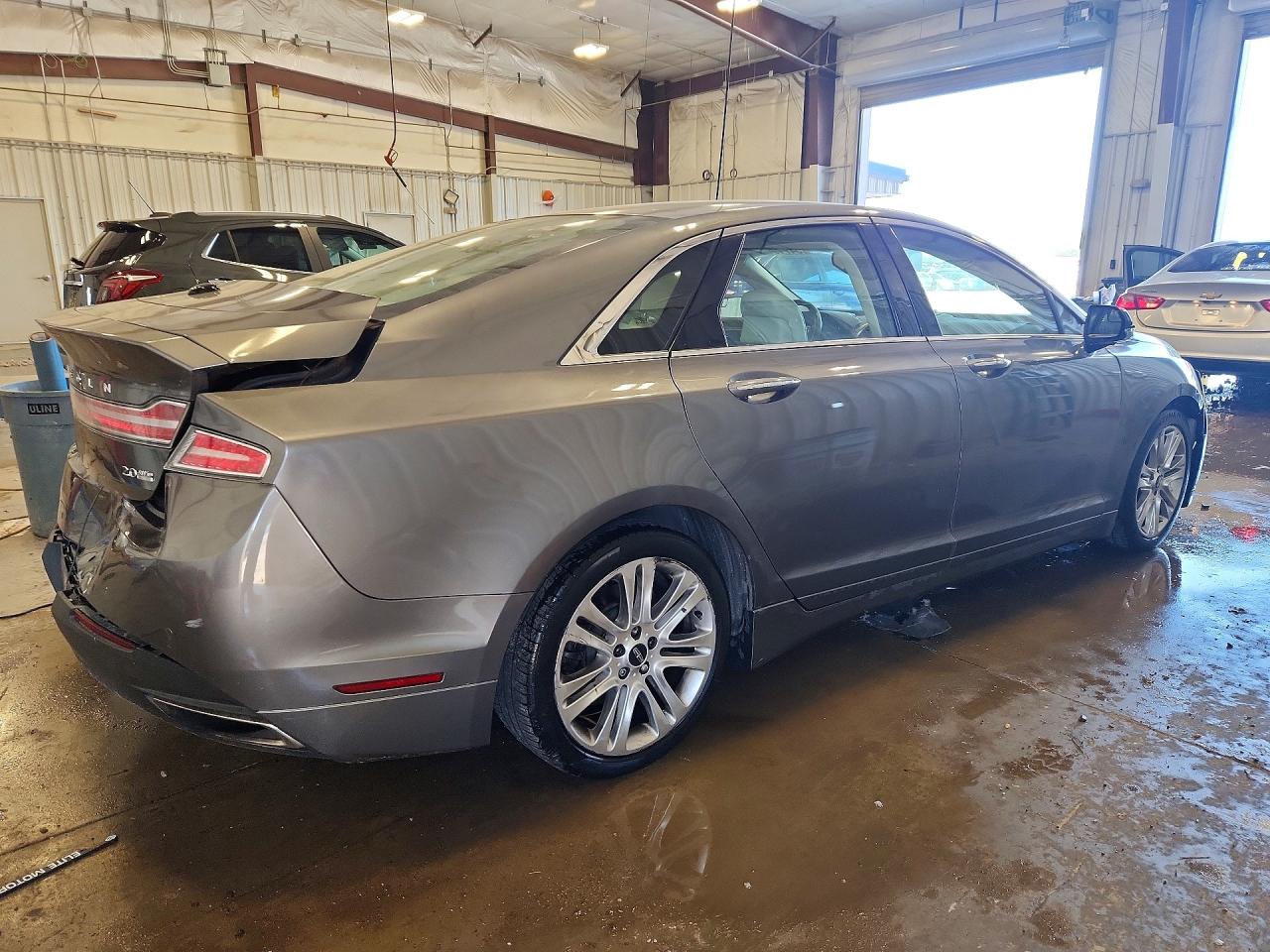2014 Lincoln Mkz Gray vin: 3LN6L2J97ER821173