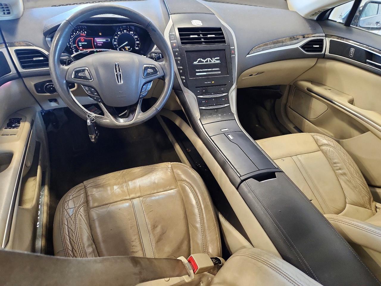 2014 Lincoln Mkz Gray vin: 3LN6L2J97ER821173