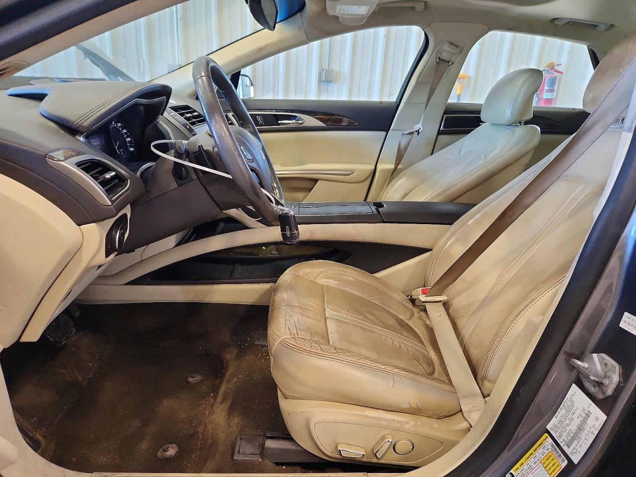 2014 Lincoln Mkz Gray vin: 3LN6L2J97ER821173