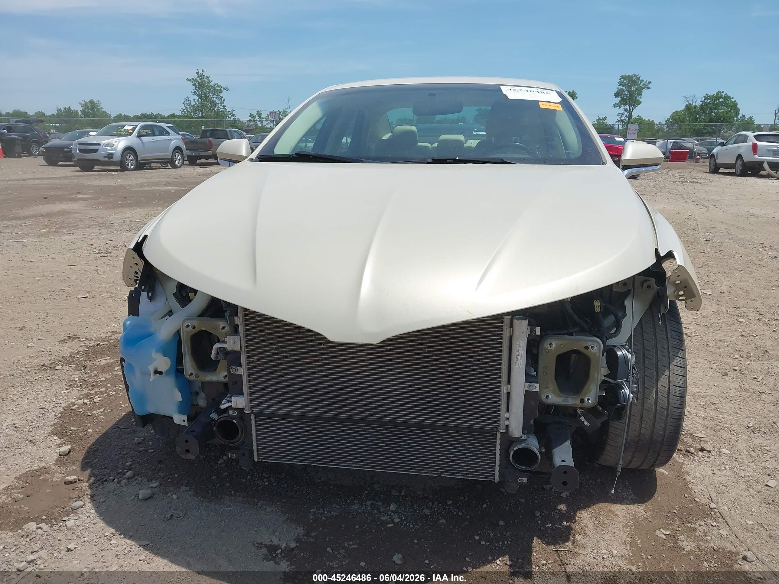 2014 Lincoln Mkz   Tan vin: 3LN6L2J97ER834747