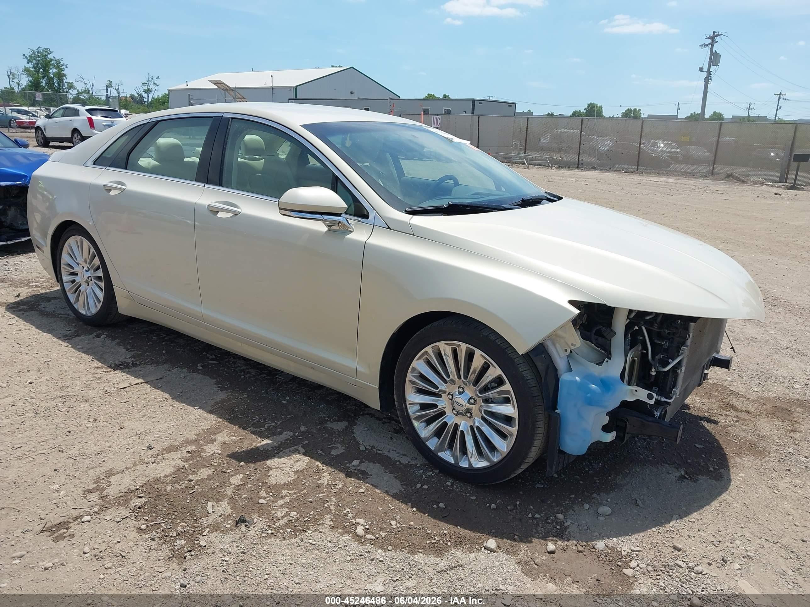 2014 Lincoln Mkz   Tan vin: 3LN6L2J97ER834747