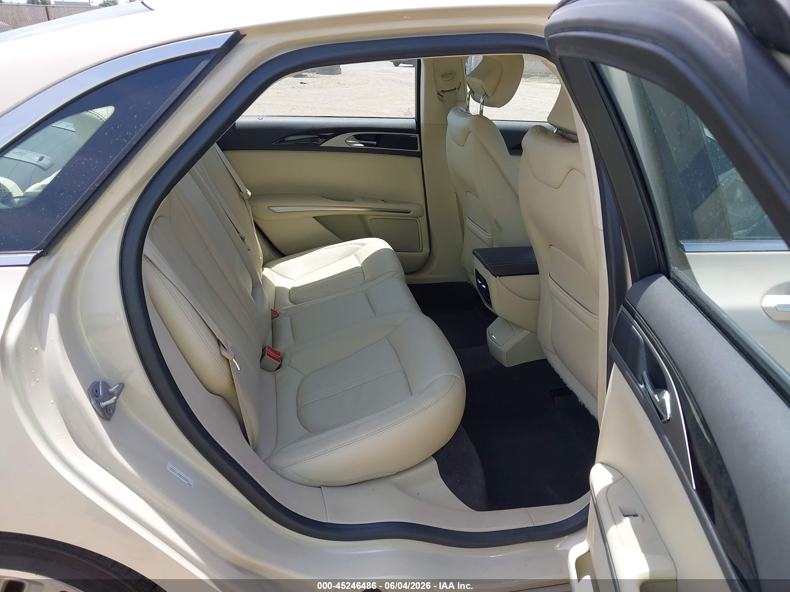2014 Lincoln Mkz   Tan vin: 3LN6L2J97ER834747