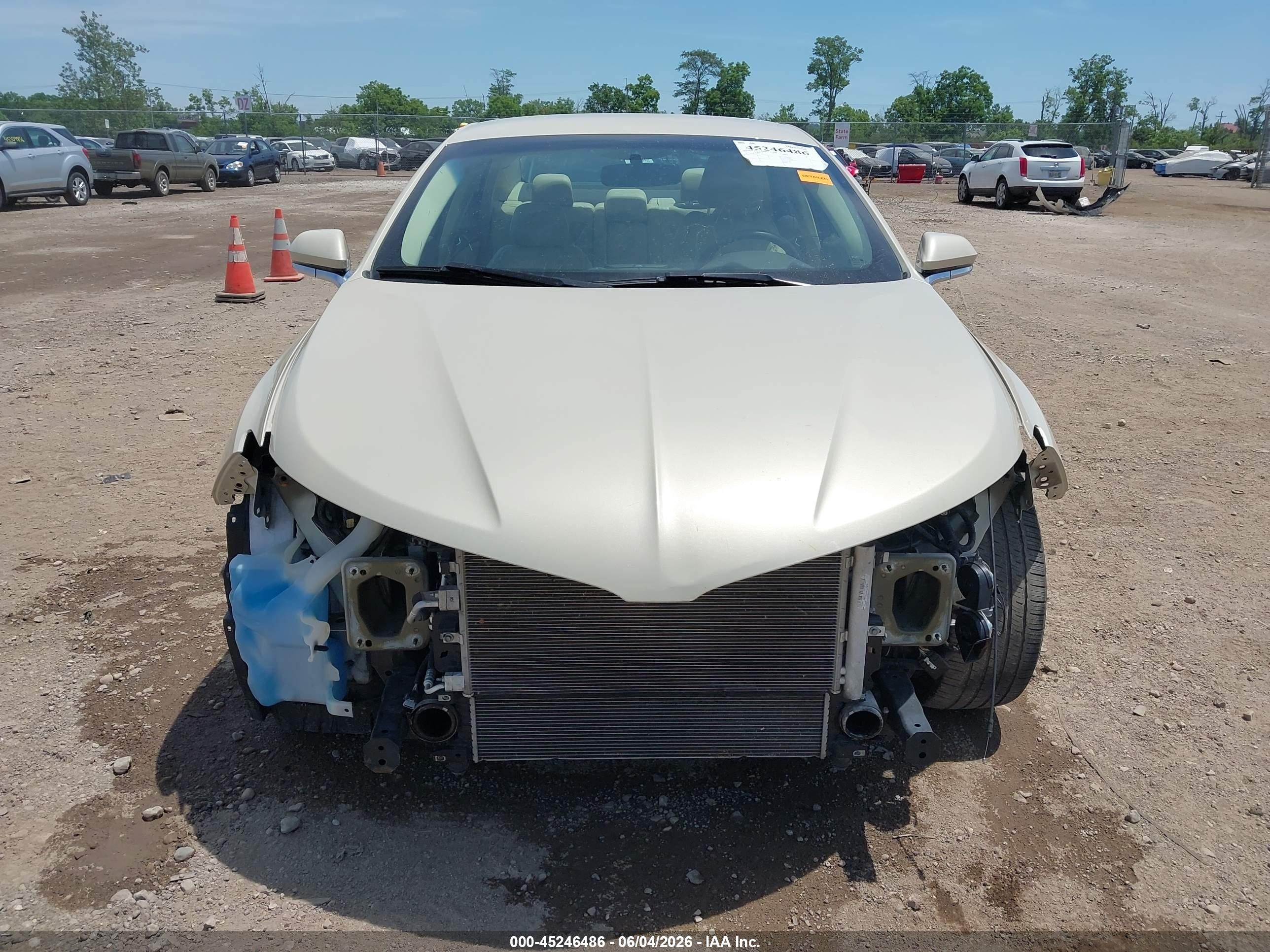 2014 Lincoln Mkz   Tan vin: 3LN6L2J97ER834747