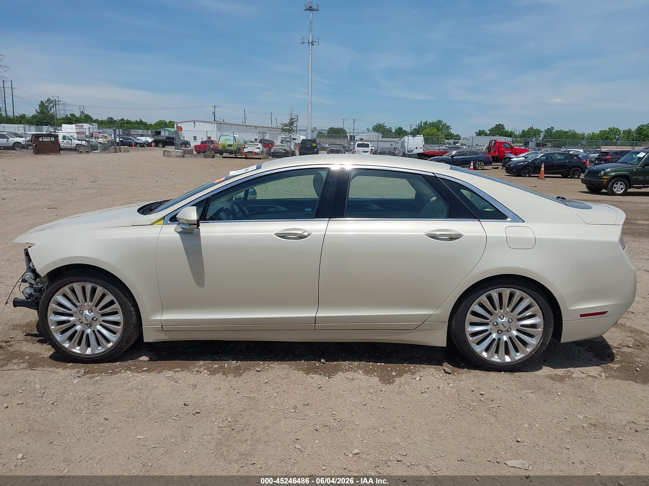 2014 Lincoln Mkz   Tan vin: 3LN6L2J97ER834747