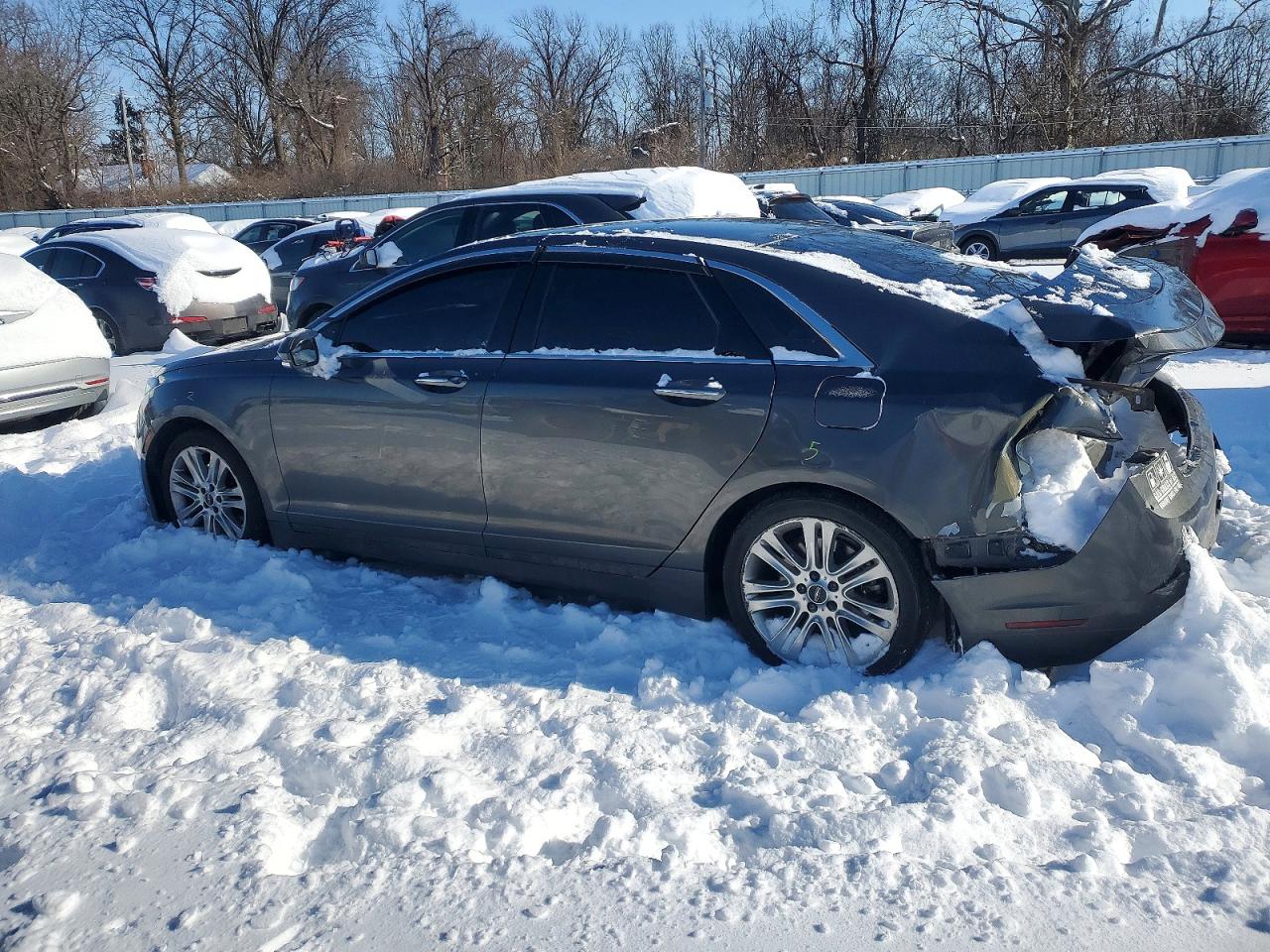 2015 Lincoln Mkz Gray vin: 3LN6L2J97FR600237