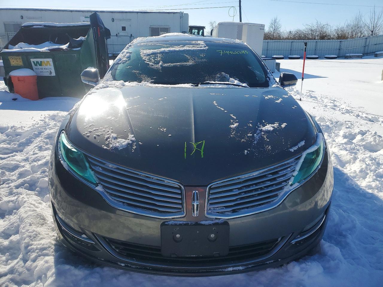 2015 Lincoln Mkz Gray vin: 3LN6L2J97FR600237