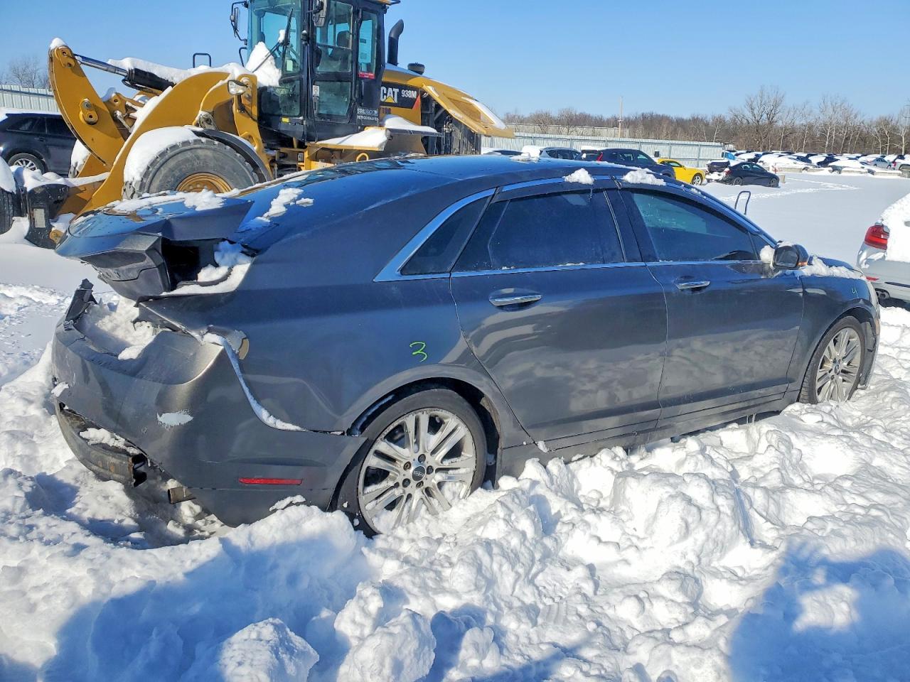 2015 Lincoln Mkz Gray vin: 3LN6L2J97FR600237