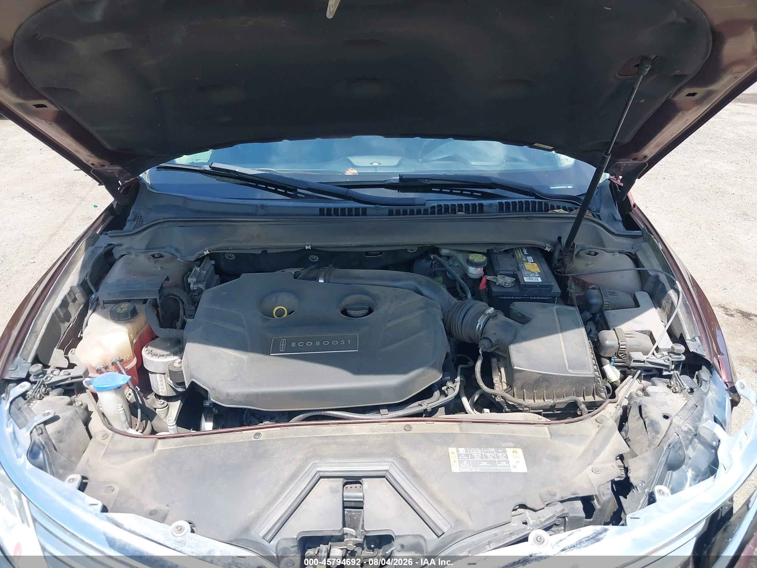 2015 Lincoln Mkz Красный vin: 3LN6L2J97FR611786