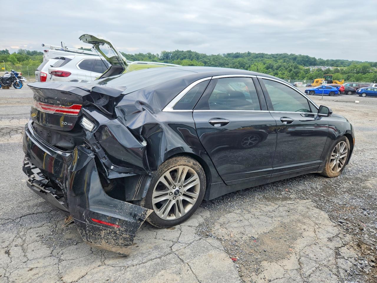 2014 Lincoln Mkz Black vin: 3LN6L2J98ER836300