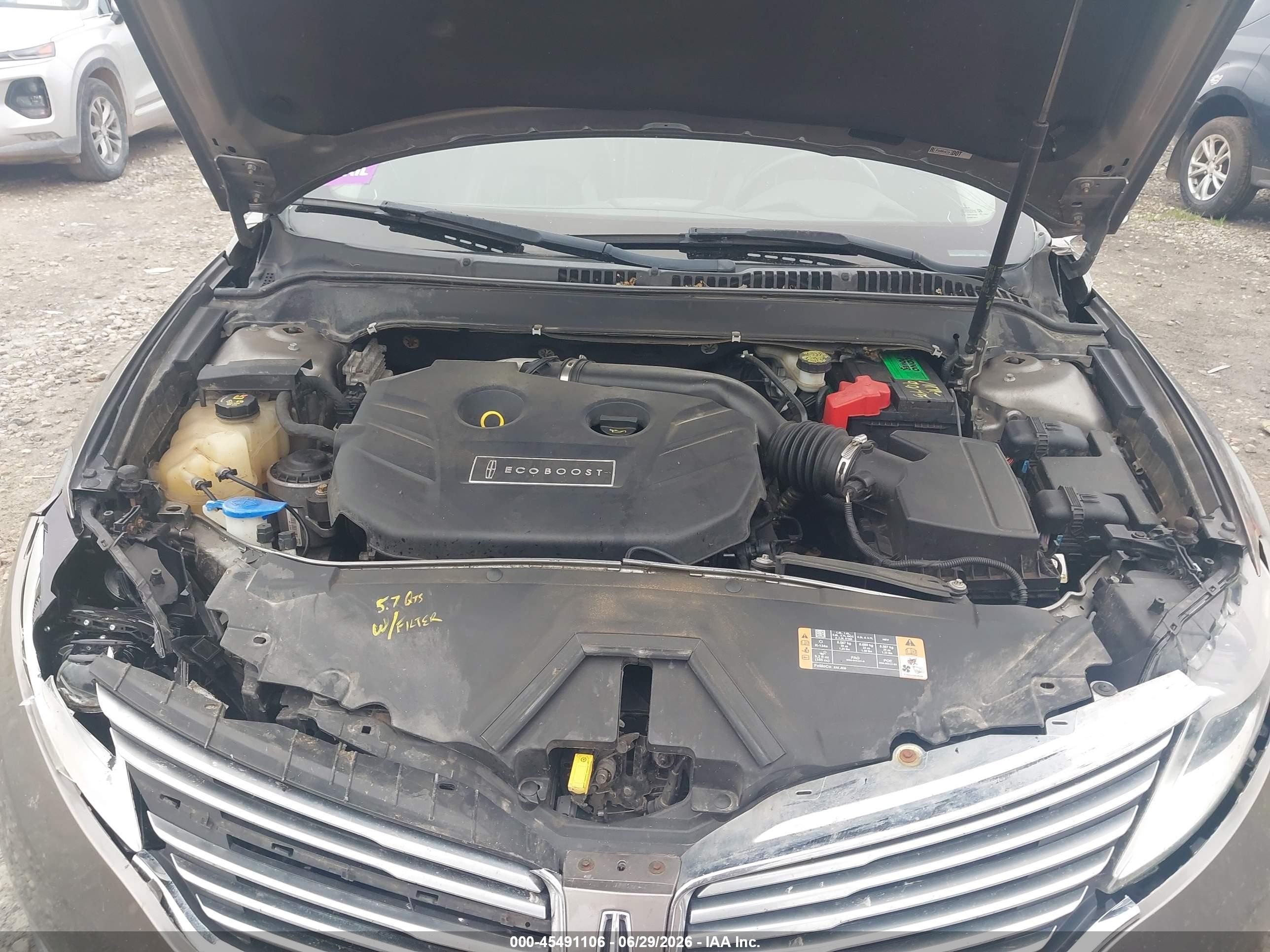 2015 Lincoln Mkz   Gold vin: 3LN6L2J98FR601803