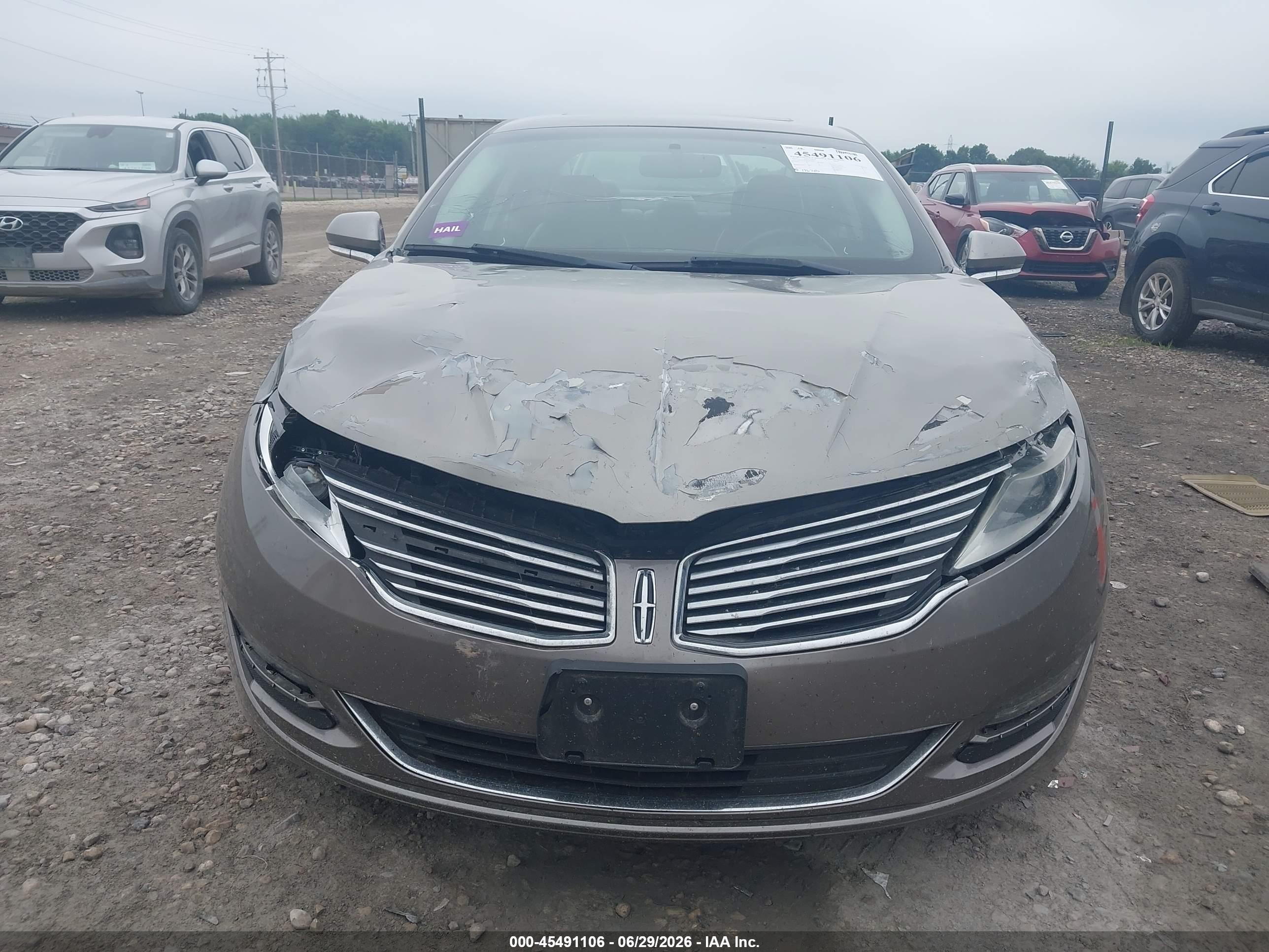 2015 Lincoln Mkz   Gold vin: 3LN6L2J98FR601803