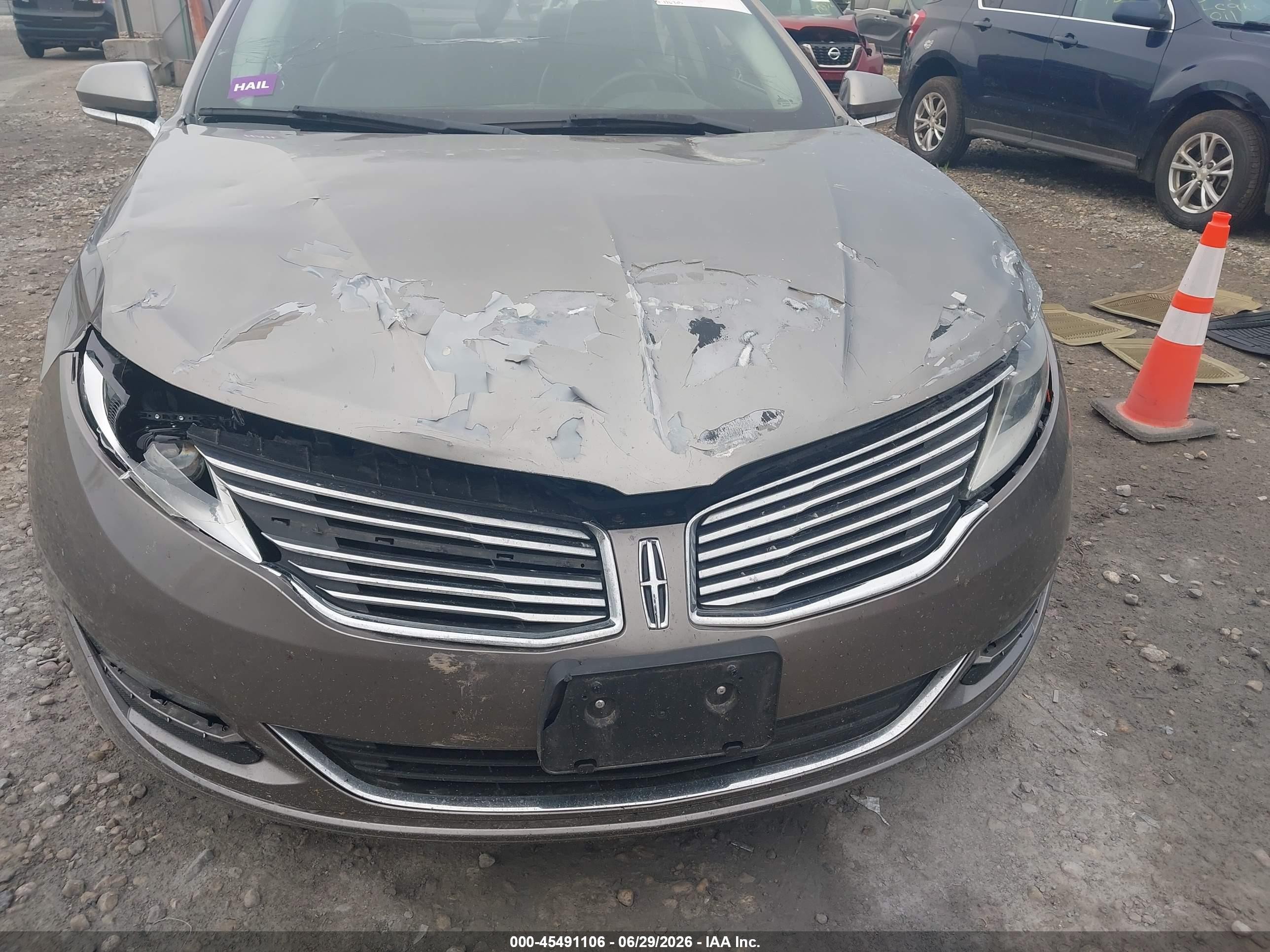 2015 Lincoln Mkz   Gold vin: 3LN6L2J98FR601803