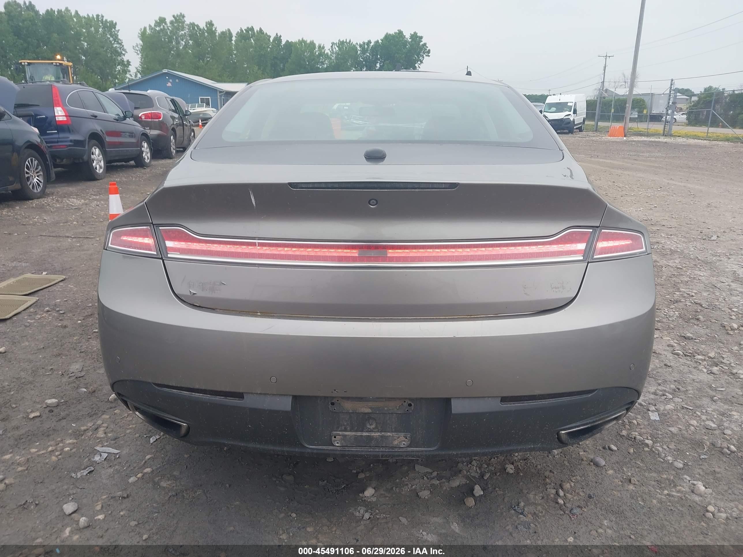 2015 Lincoln Mkz   Gold vin: 3LN6L2J98FR601803