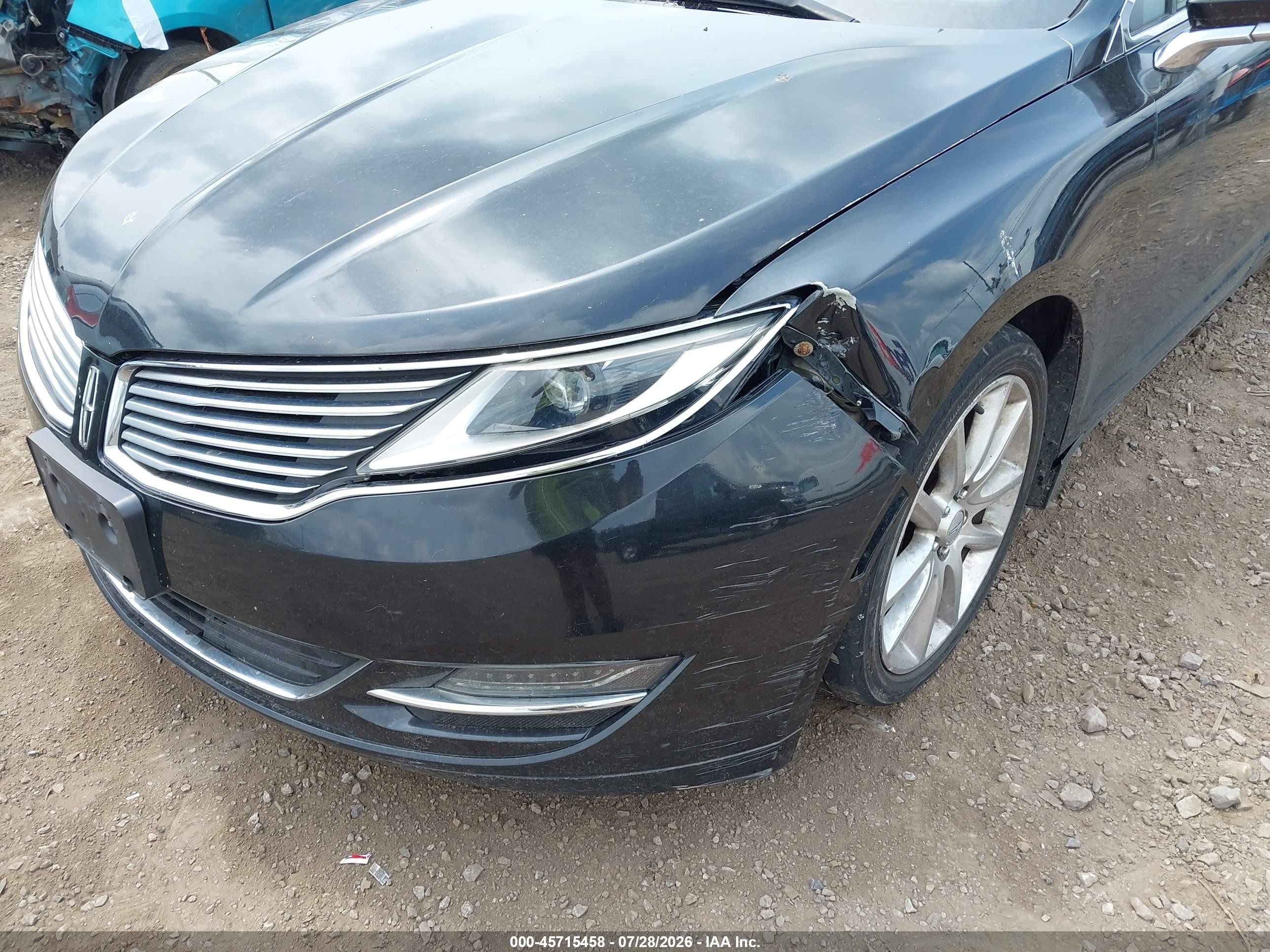 2015 Lincoln Mkz   Black vin: 3LN6L2J98FR613613