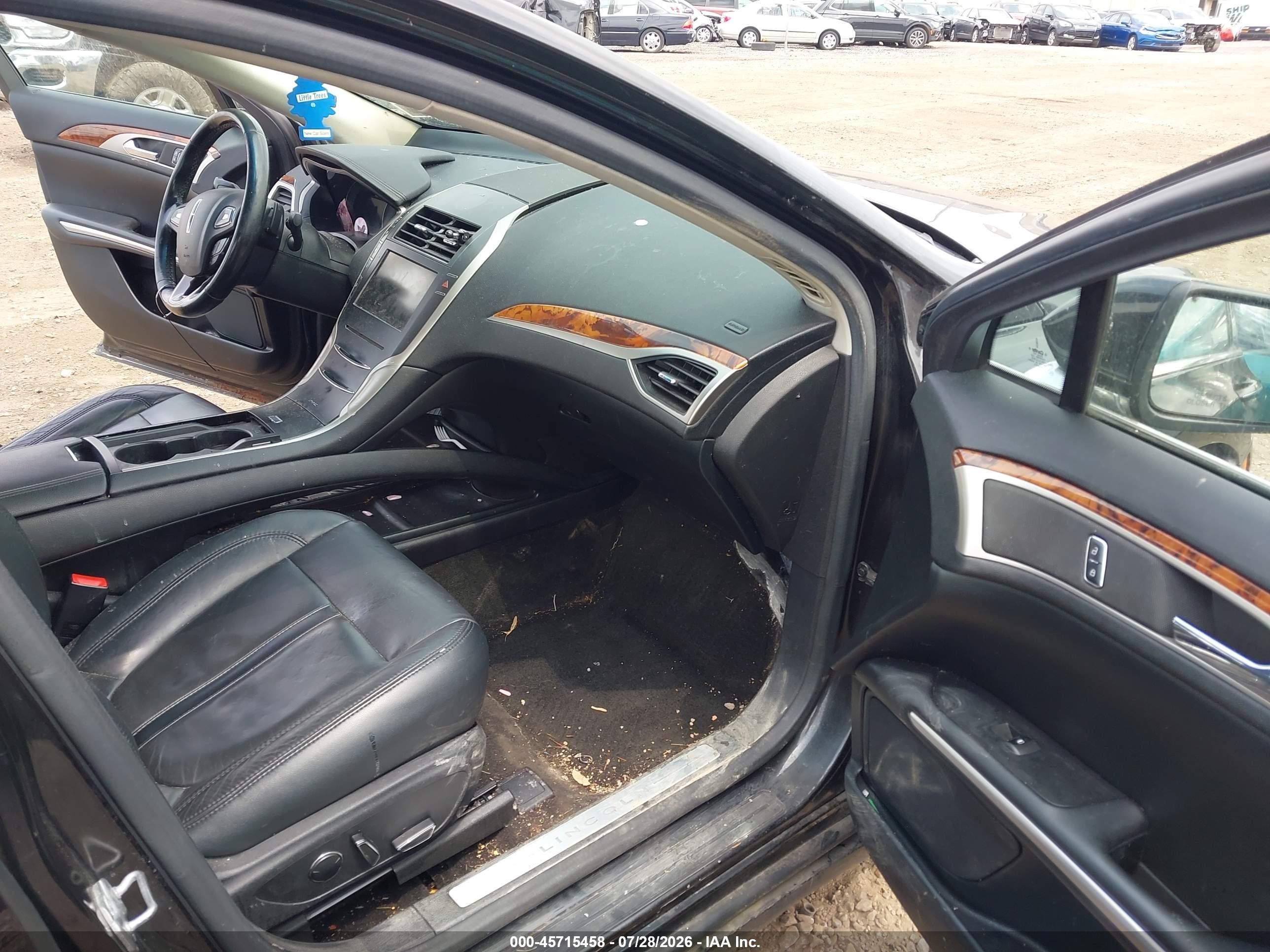 2015 Lincoln Mkz   Black vin: 3LN6L2J98FR613613