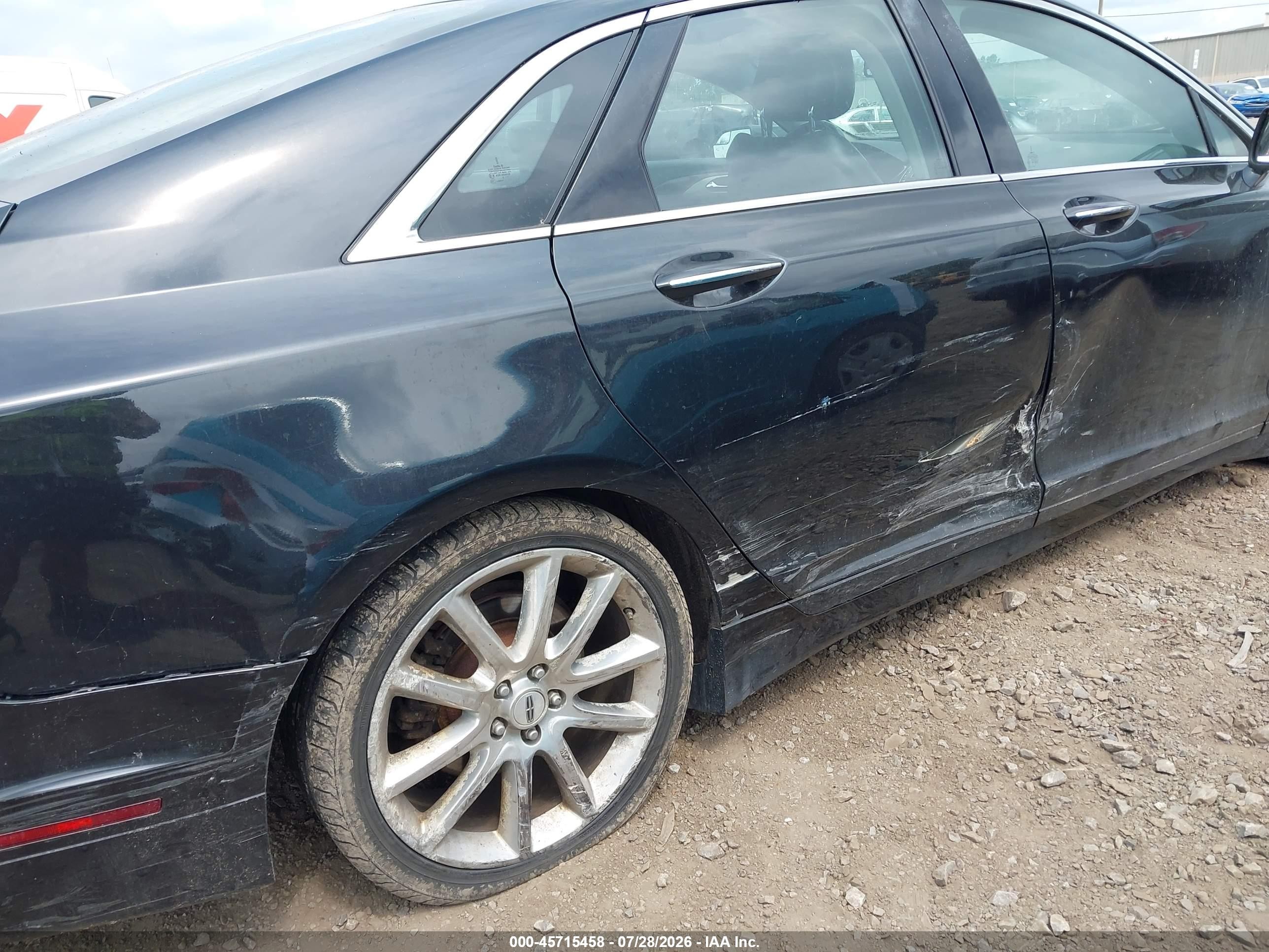 2015 Lincoln Mkz   Black vin: 3LN6L2J98FR613613