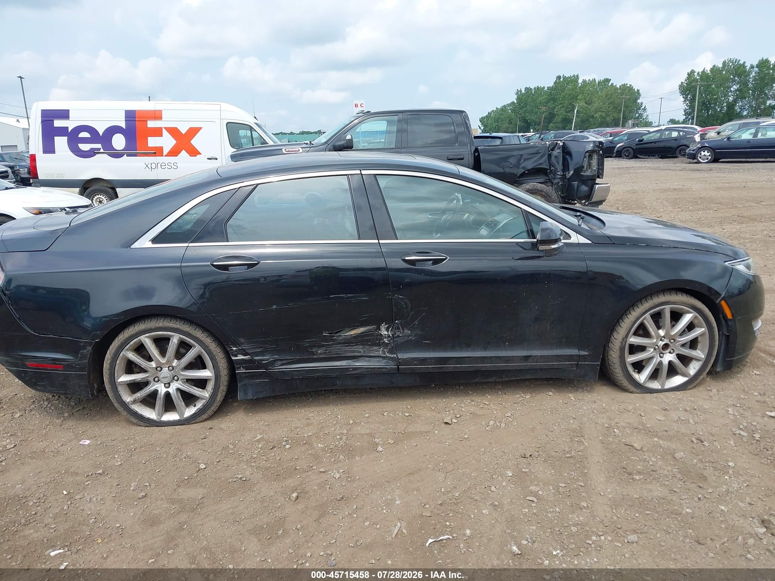 2015 Lincoln Mkz   Black vin: 3LN6L2J98FR613613