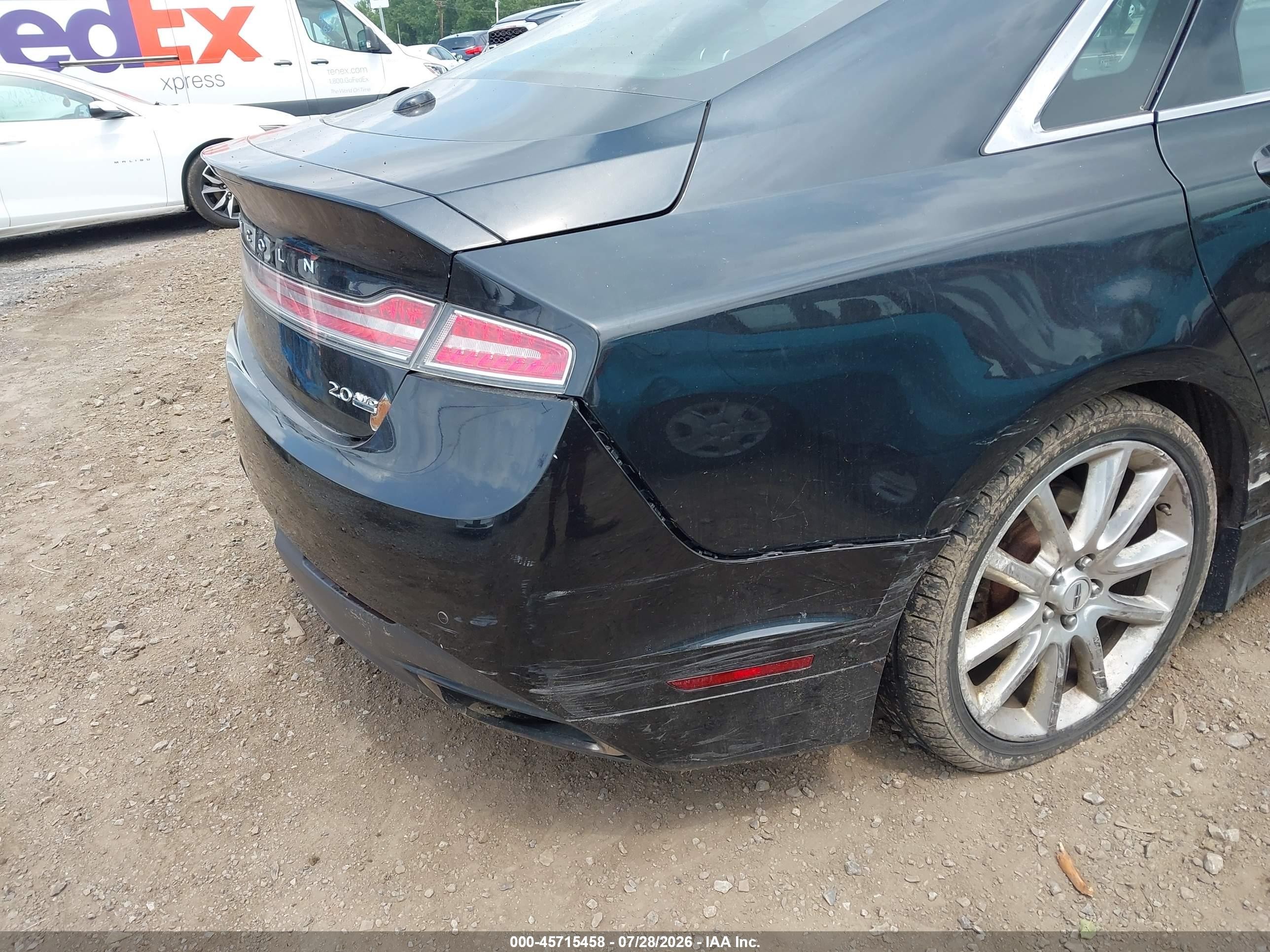2015 Lincoln Mkz   Black vin: 3LN6L2J98FR613613