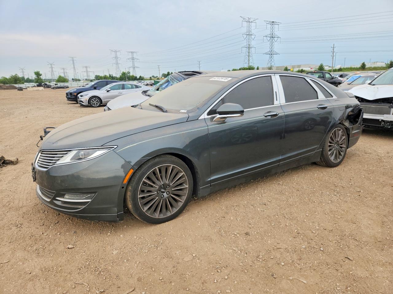 2015 Lincoln Mkz Gray vin: 3LN6L2J98FR622280