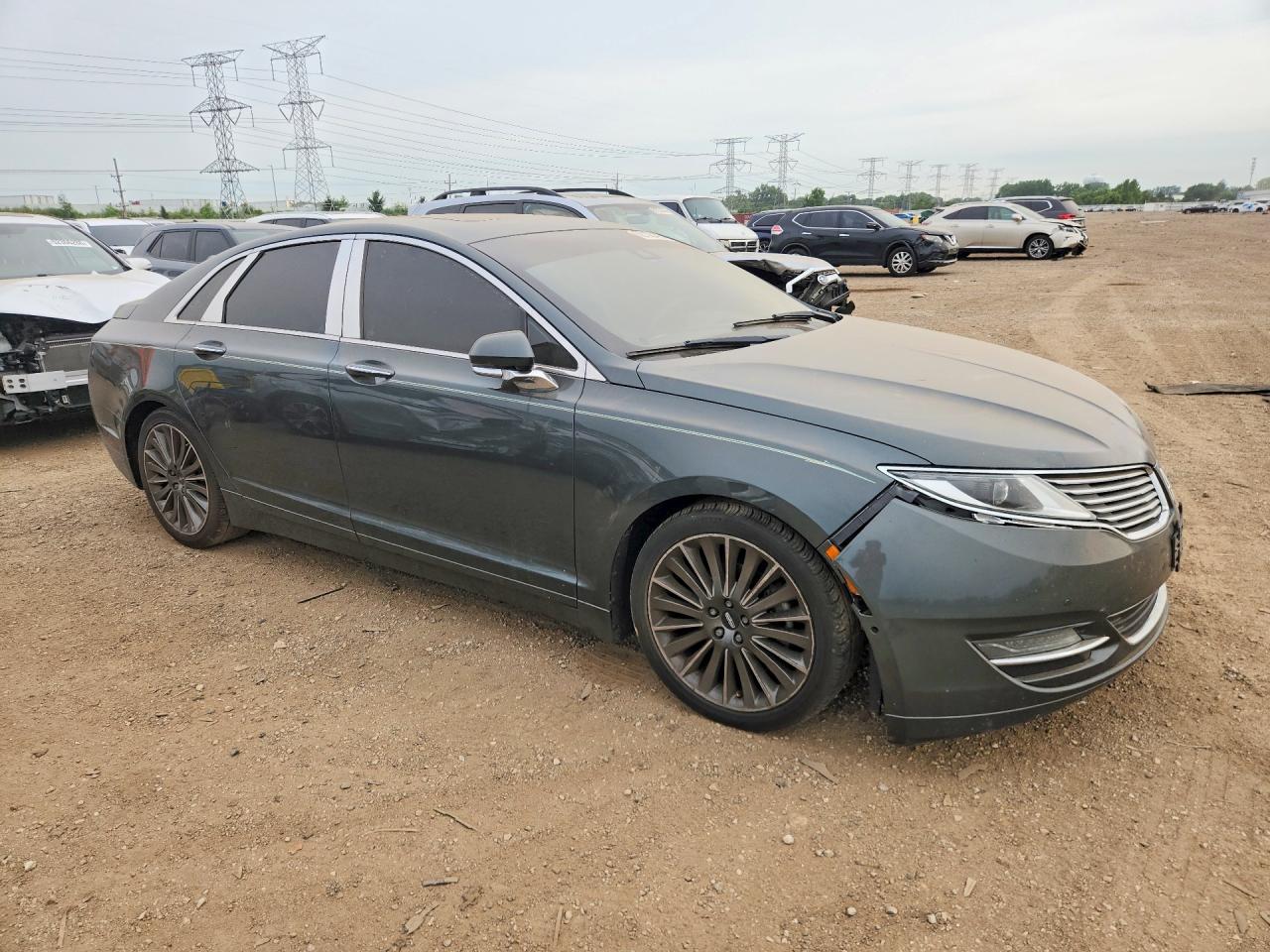 2015 Lincoln Mkz Gray vin: 3LN6L2J98FR622280