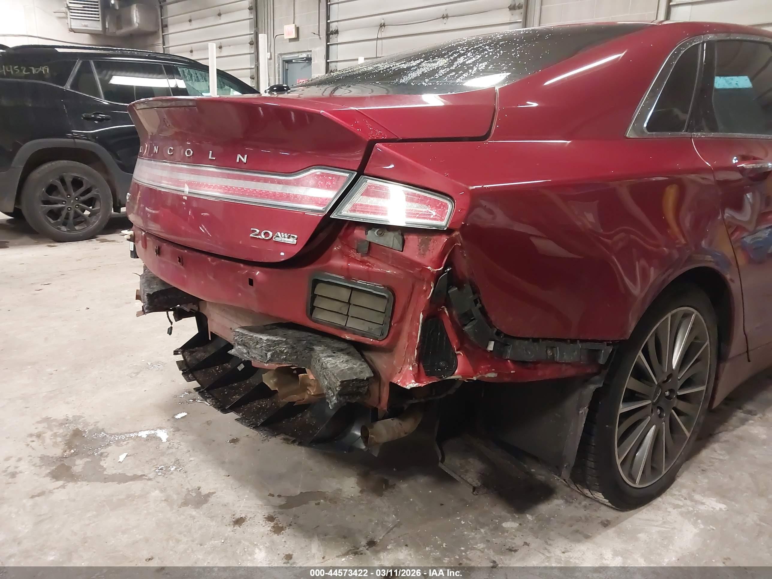 2014 Lincoln Mkz   Red vin: 3LN6L2J99ER817867