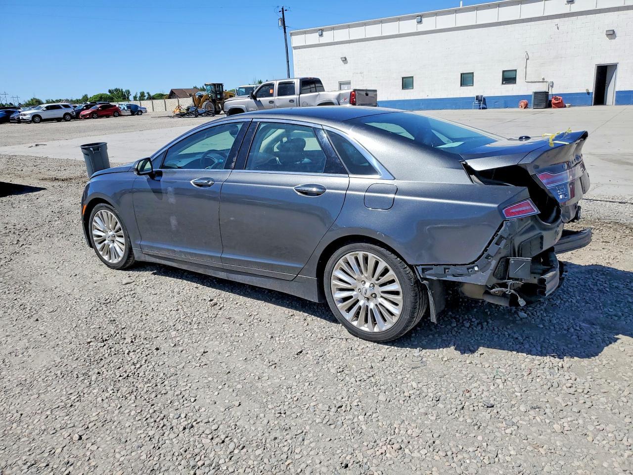2015 Lincoln Mkz Gray vin: 3LN6L2J99FR606136