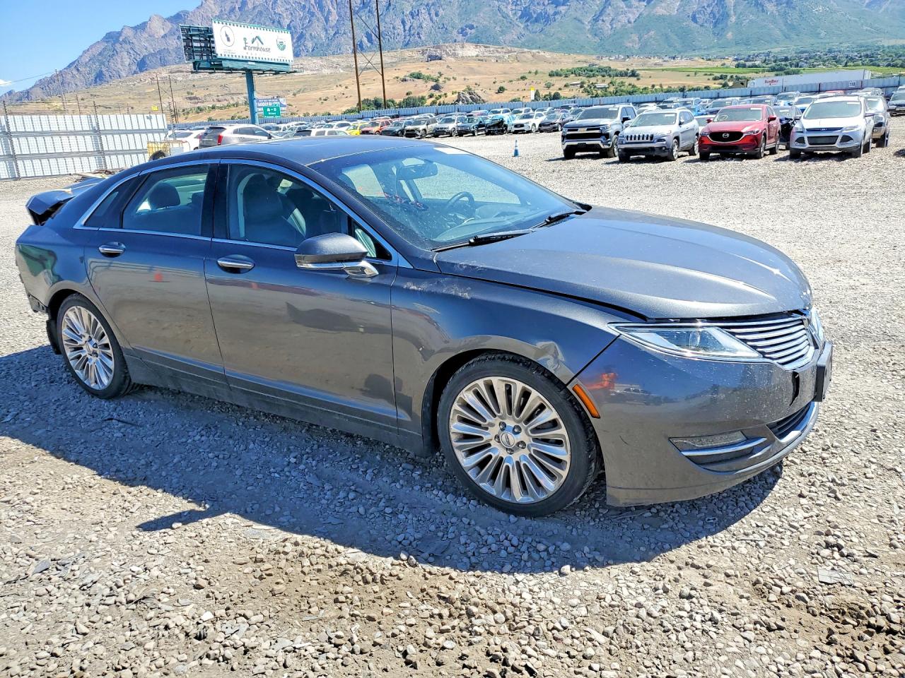 2015 Lincoln Mkz Gray vin: 3LN6L2J99FR606136