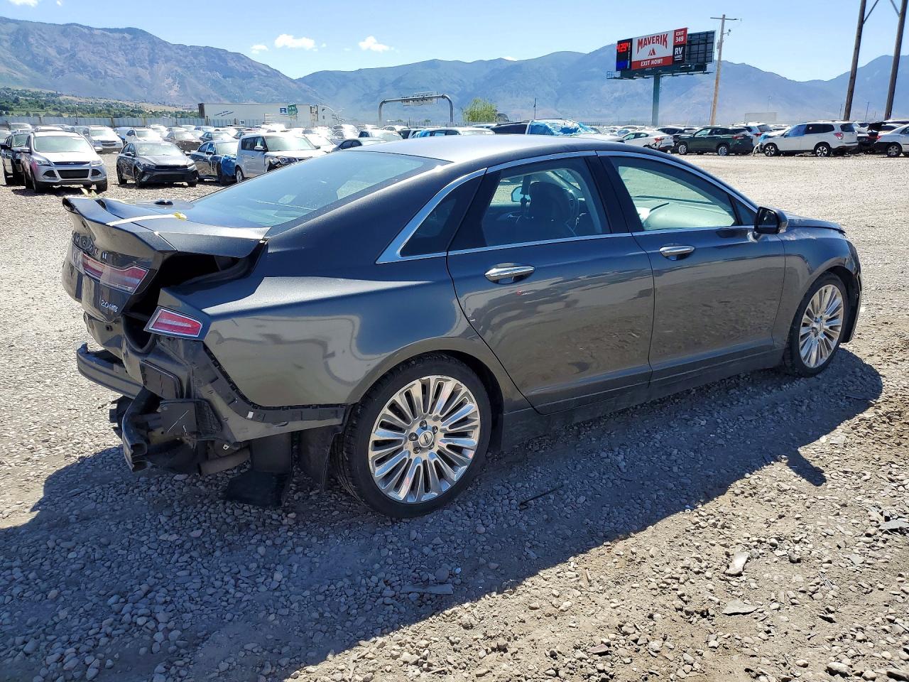 2015 Lincoln Mkz Gray vin: 3LN6L2J99FR606136