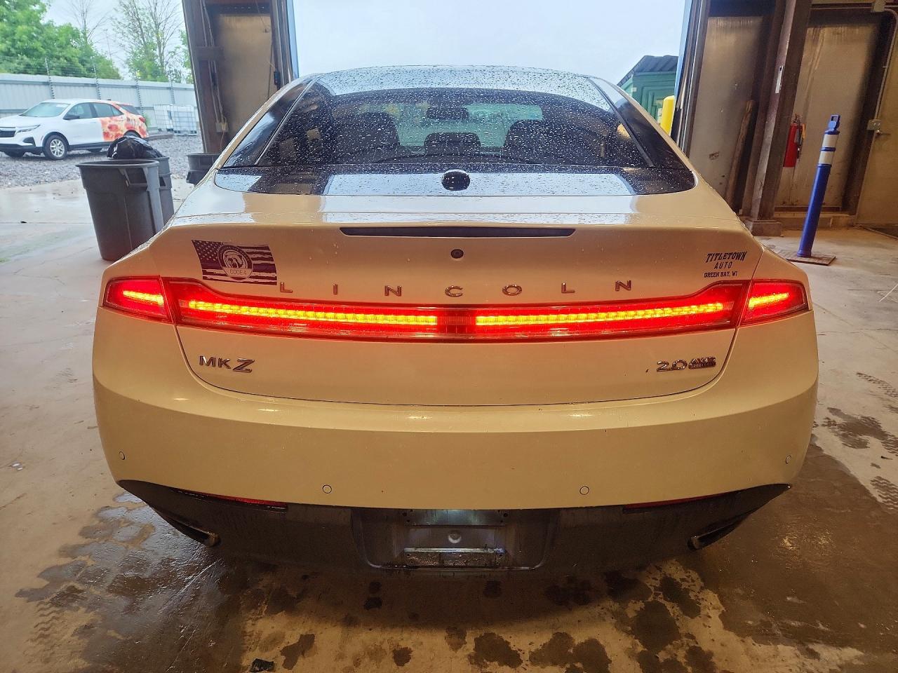 2015 Lincoln Mkz White vin: 3LN6L2J99FR613815