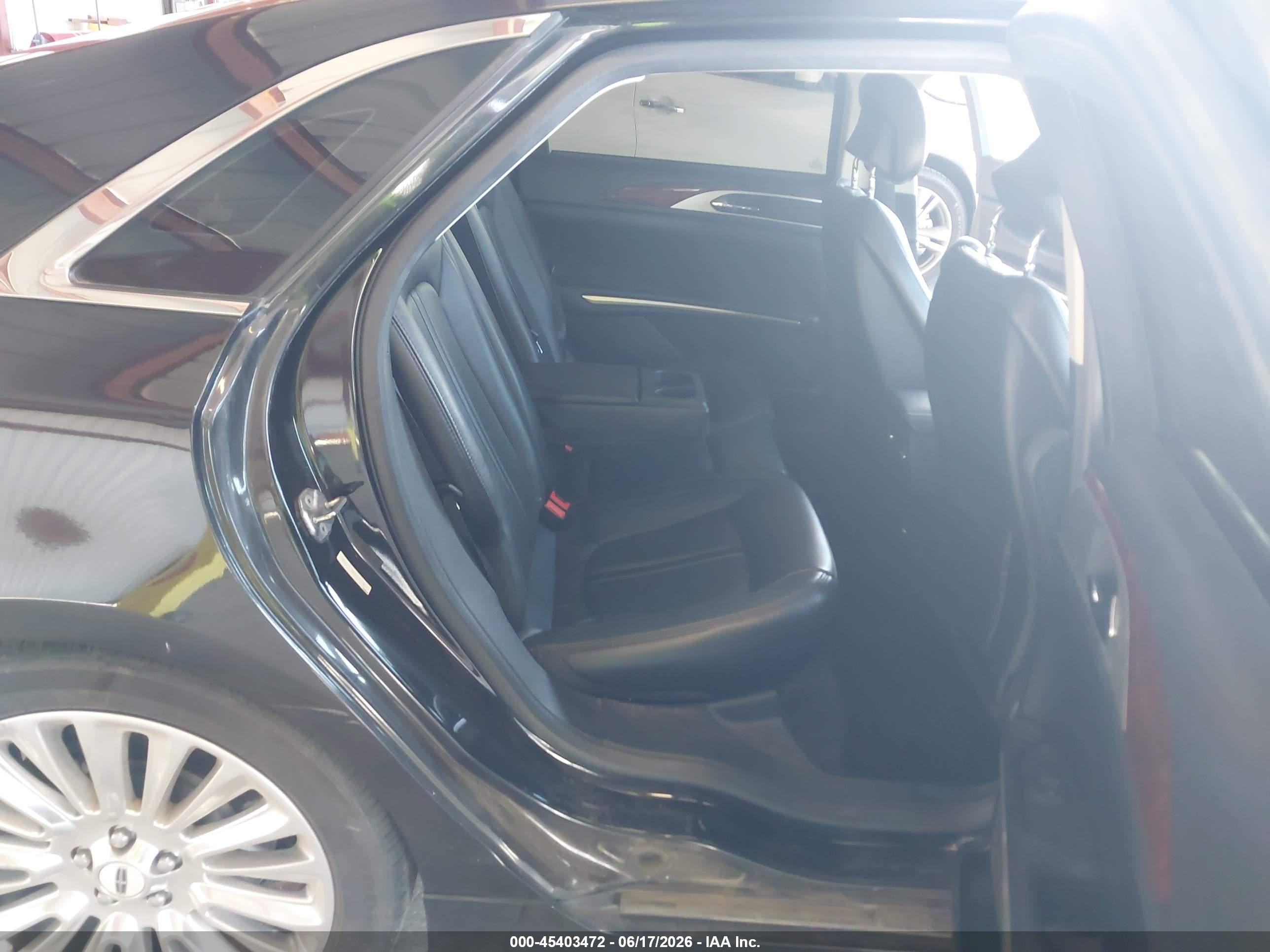 2015 Lincoln Mkz   Black vin: 3LN6L2J99FR613944