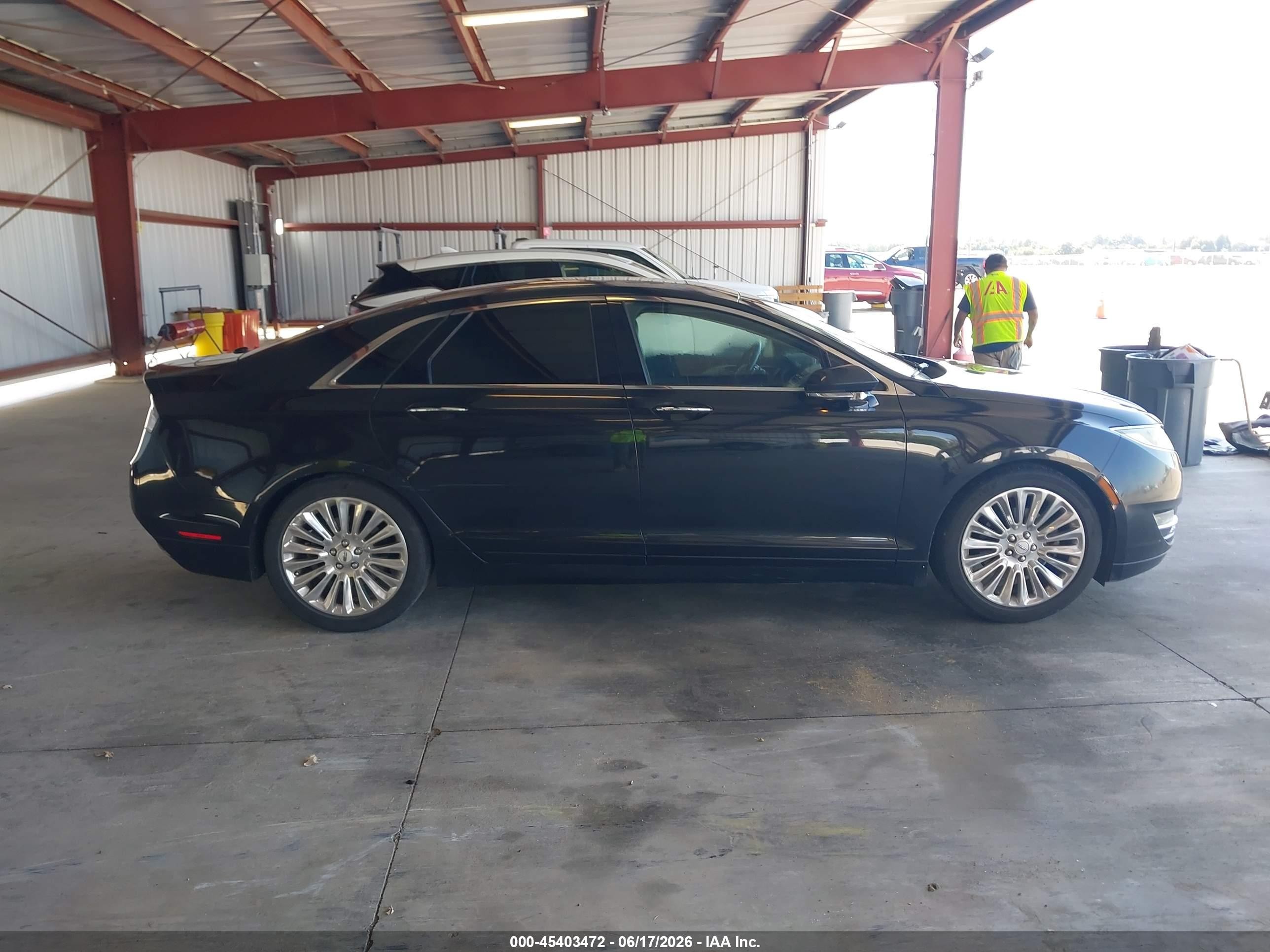 2015 Lincoln Mkz   Black vin: 3LN6L2J99FR613944