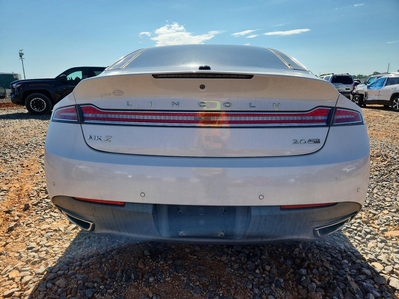 2015 Lincoln Mkz White vin: 3LN6L2J99FR615709