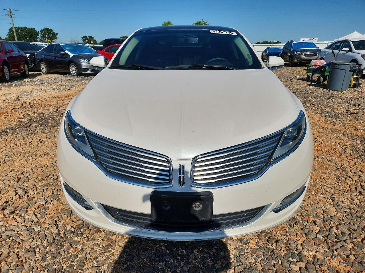 2015 Lincoln Mkz White vin: 3LN6L2J99FR615709