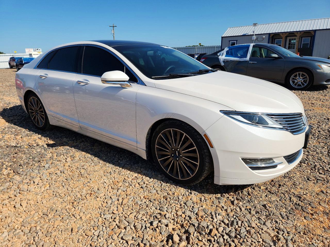 2015 Lincoln Mkz White vin: 3LN6L2J99FR615709