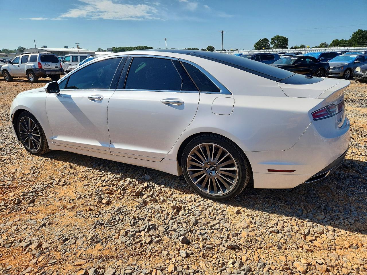 2015 Lincoln Mkz White vin: 3LN6L2J99FR615709